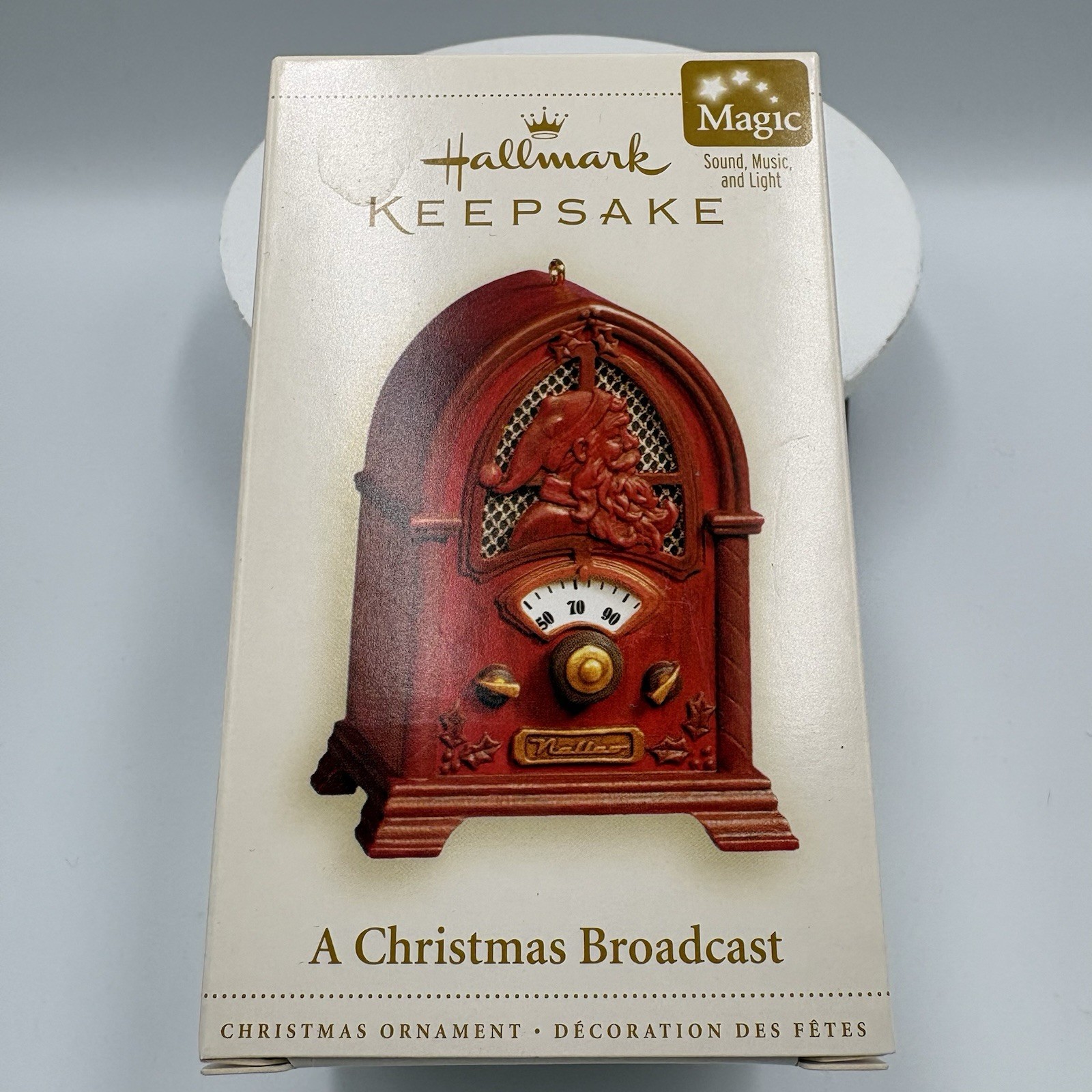 2006 Hallmark KEEPSAKE  A Christmas Broadcast Ornament NEW Vintage