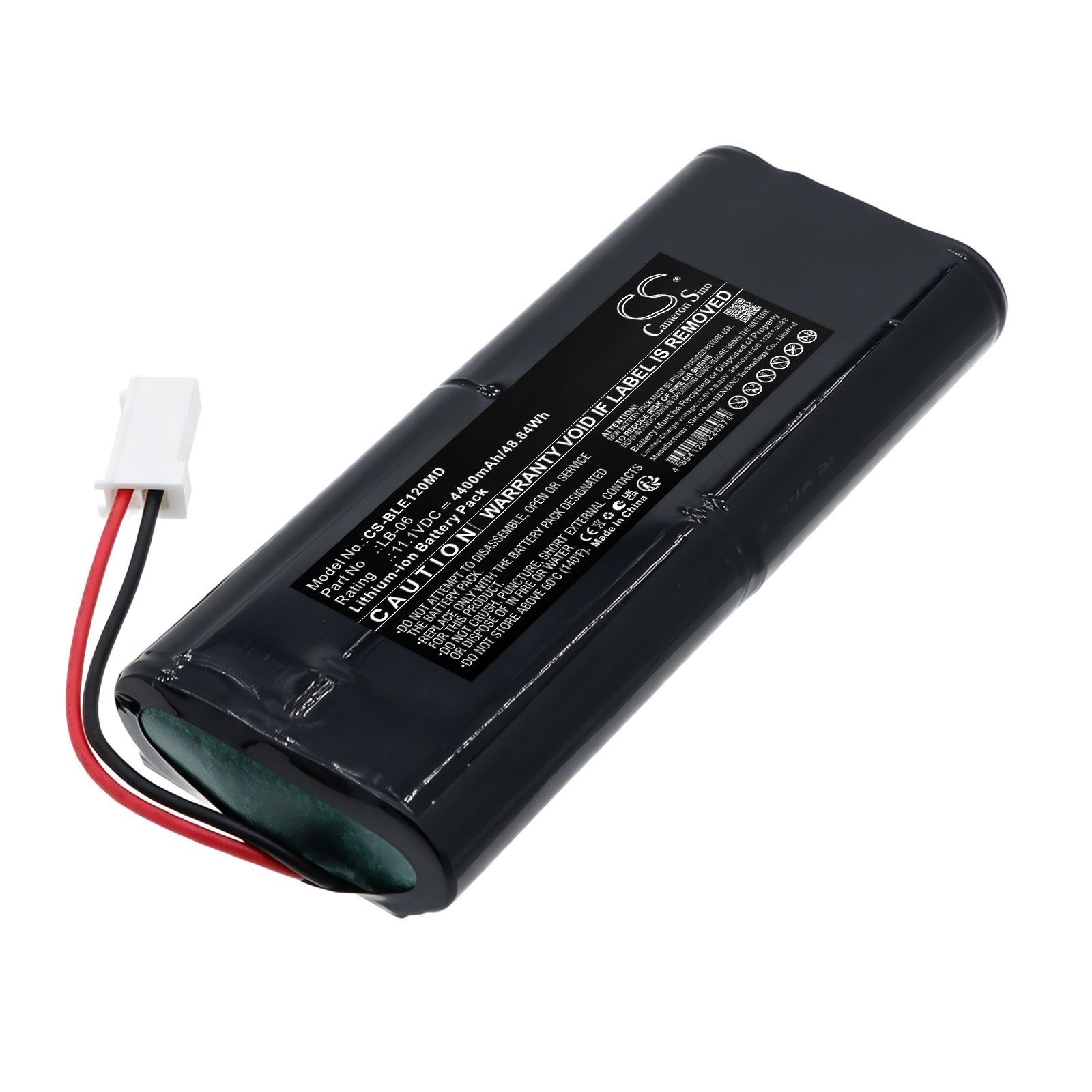 BATTERIE 4400mAh 12-100-0020, LB-06 For Biolight E65 12 Channel ECG Machine