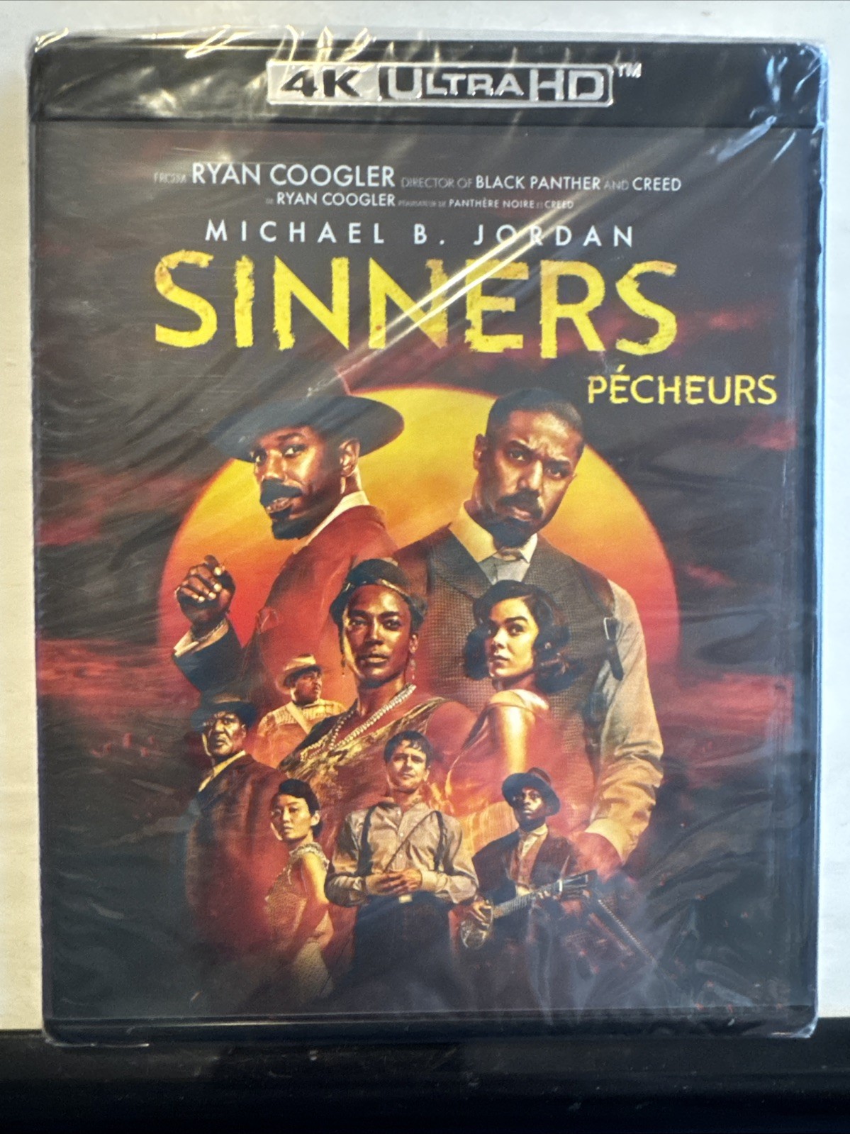 Sinners (4K UHD) Brand New Sealed Michael B Jordan Rare OOP