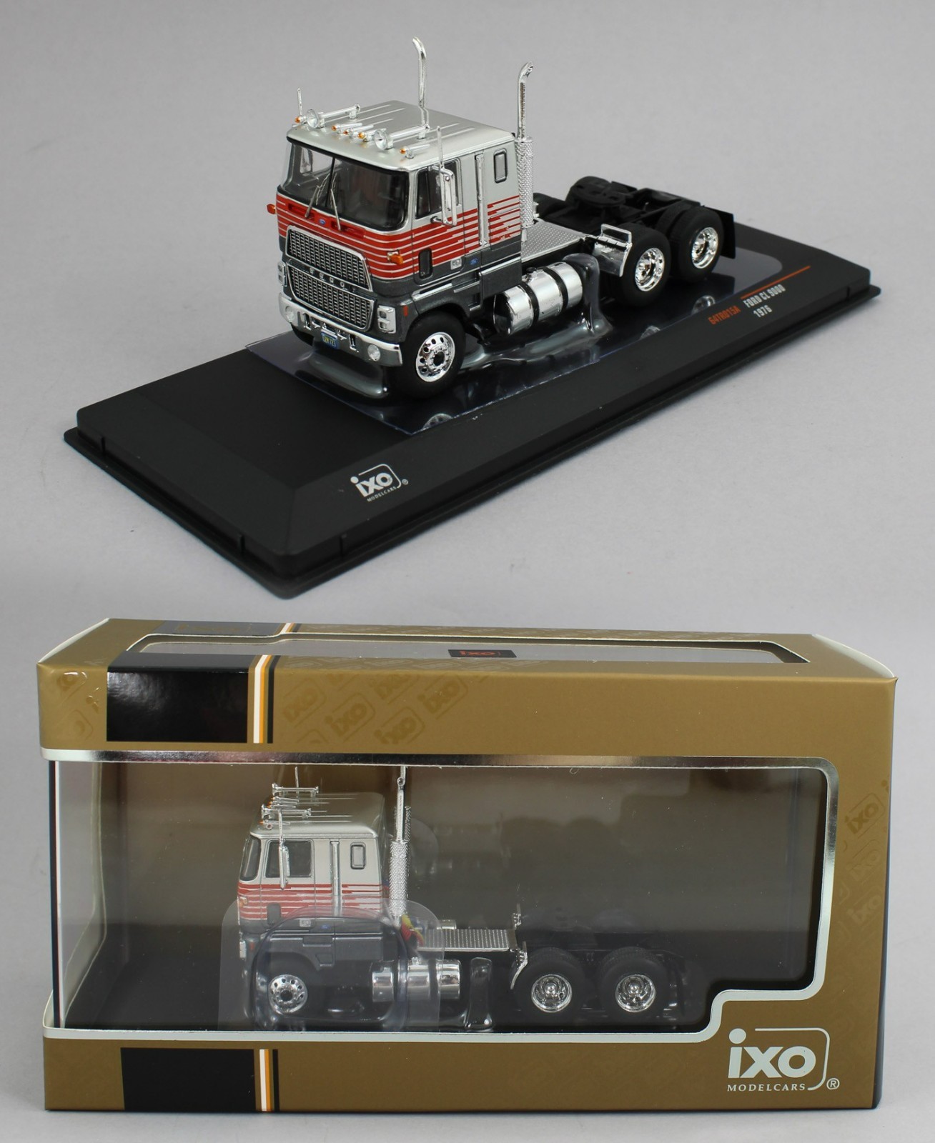 1:64 IXO Models *SILVER & GRAY* FORD CL 9000 COE Semi Truck NIB 1:64 IXO Models *SILVER & GRAY* FORD CL 9000 COE Semi Truck NIB