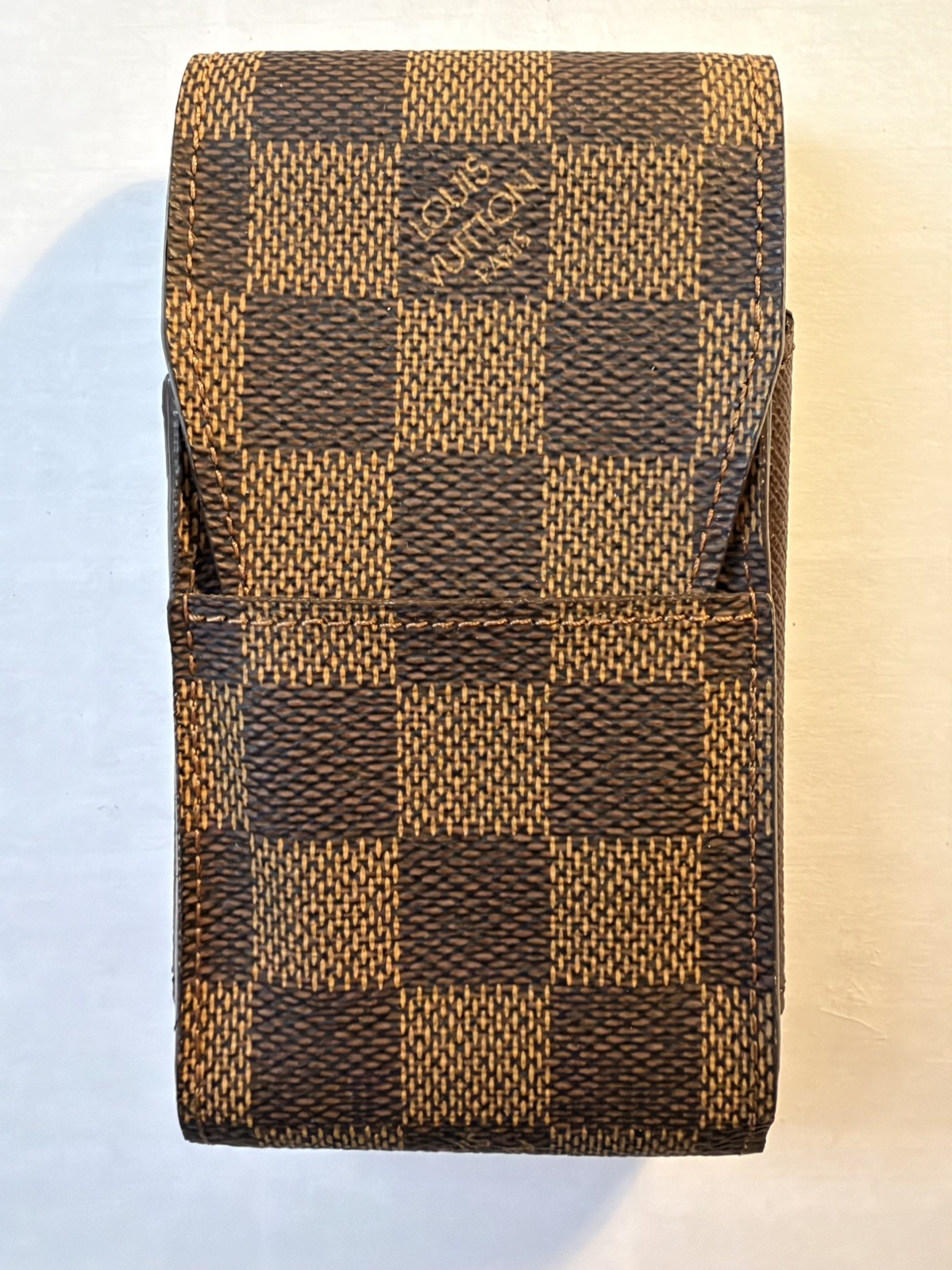 Authentic Louis Vuitton Damier Ebene Cigarette Case 