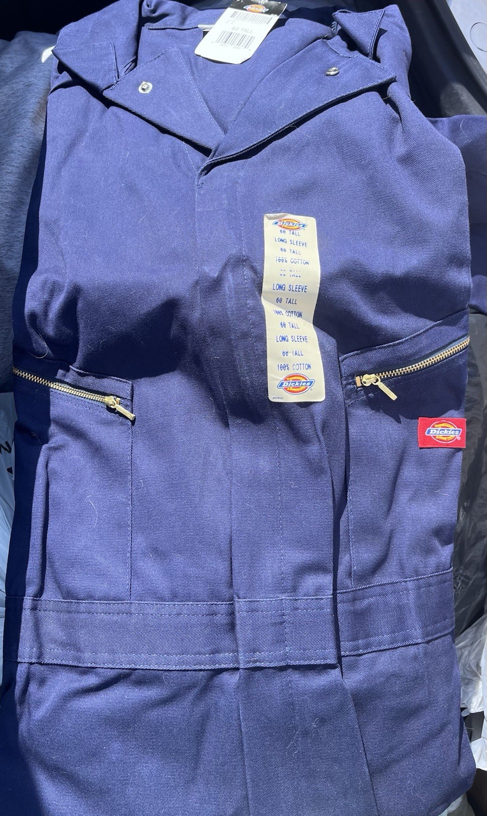 Dickies D48799 Mens Coverall Workwear Deluxe Blend Long Sleeve Coveralls 4XL NWT
