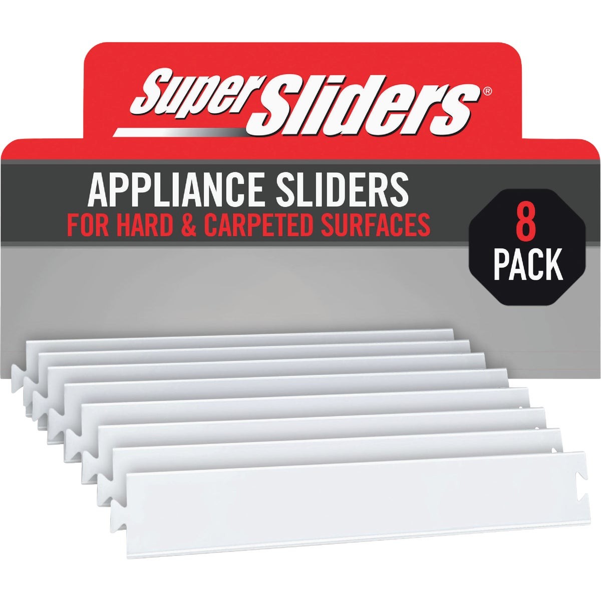 Super Sliders 19-7/8 In. x 4 In. Appliance Movers (8-Pack) 4260624SL Super