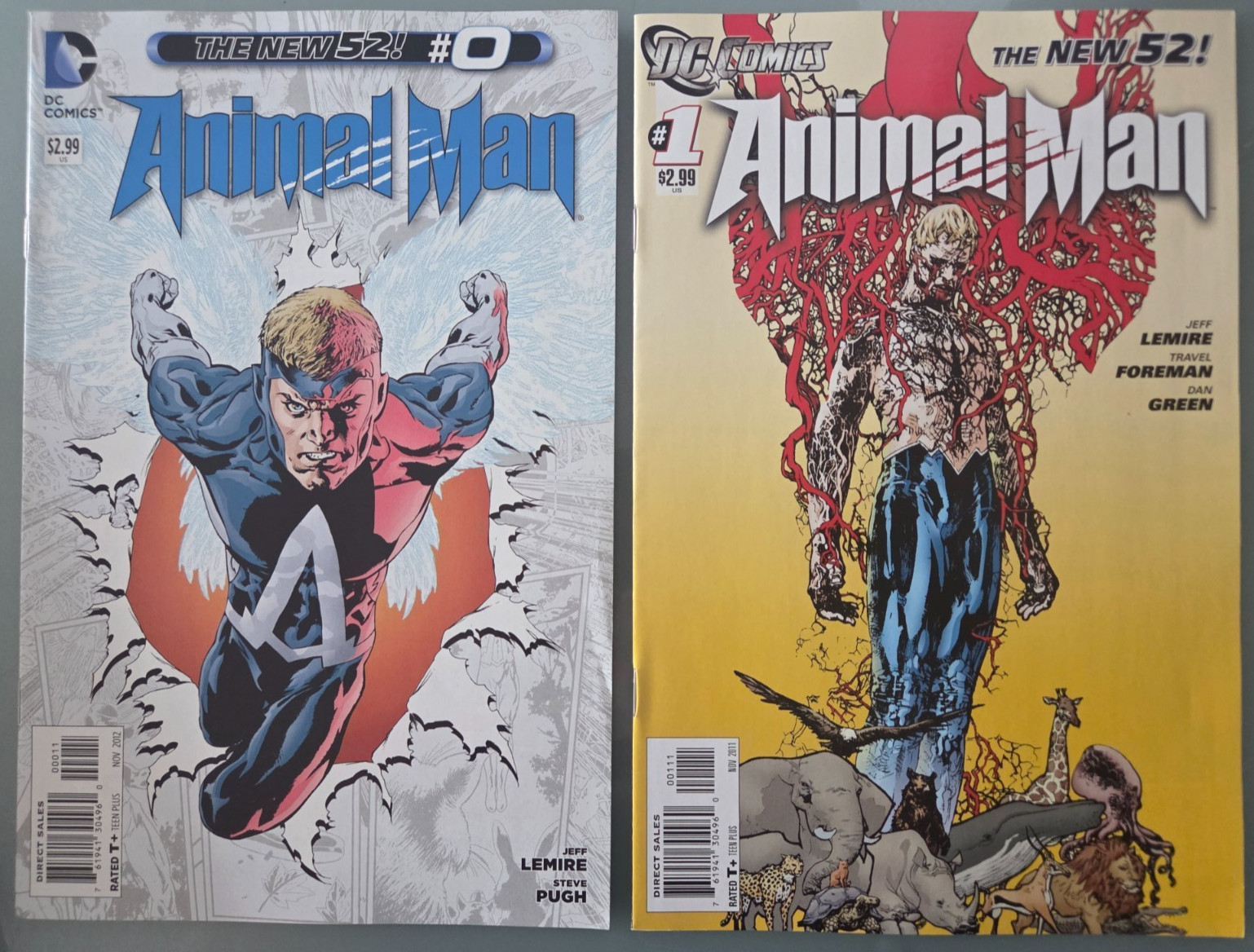 ANIMAL MAN #0,1-27 (2011) DC 52 COMICS FULL RUN OF 28 ISSUES NEAR COMPLETE SET ANIMAL MAN #0,1-27 (2011) DC 52 COMICS FULL RUN OF 28 ISSUES NEAR COMPLETE SET