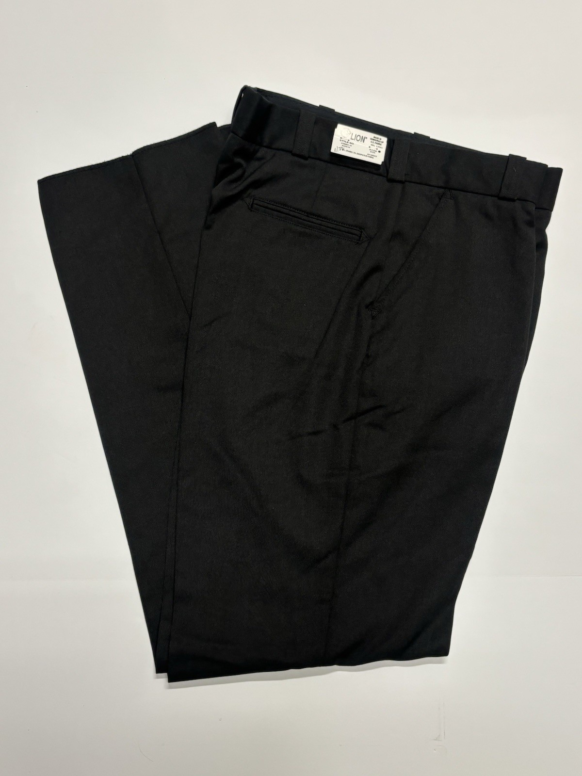 LION 2106BK-10 Men's 40R FR Firefighter Pants Made With Nomex Black NEW