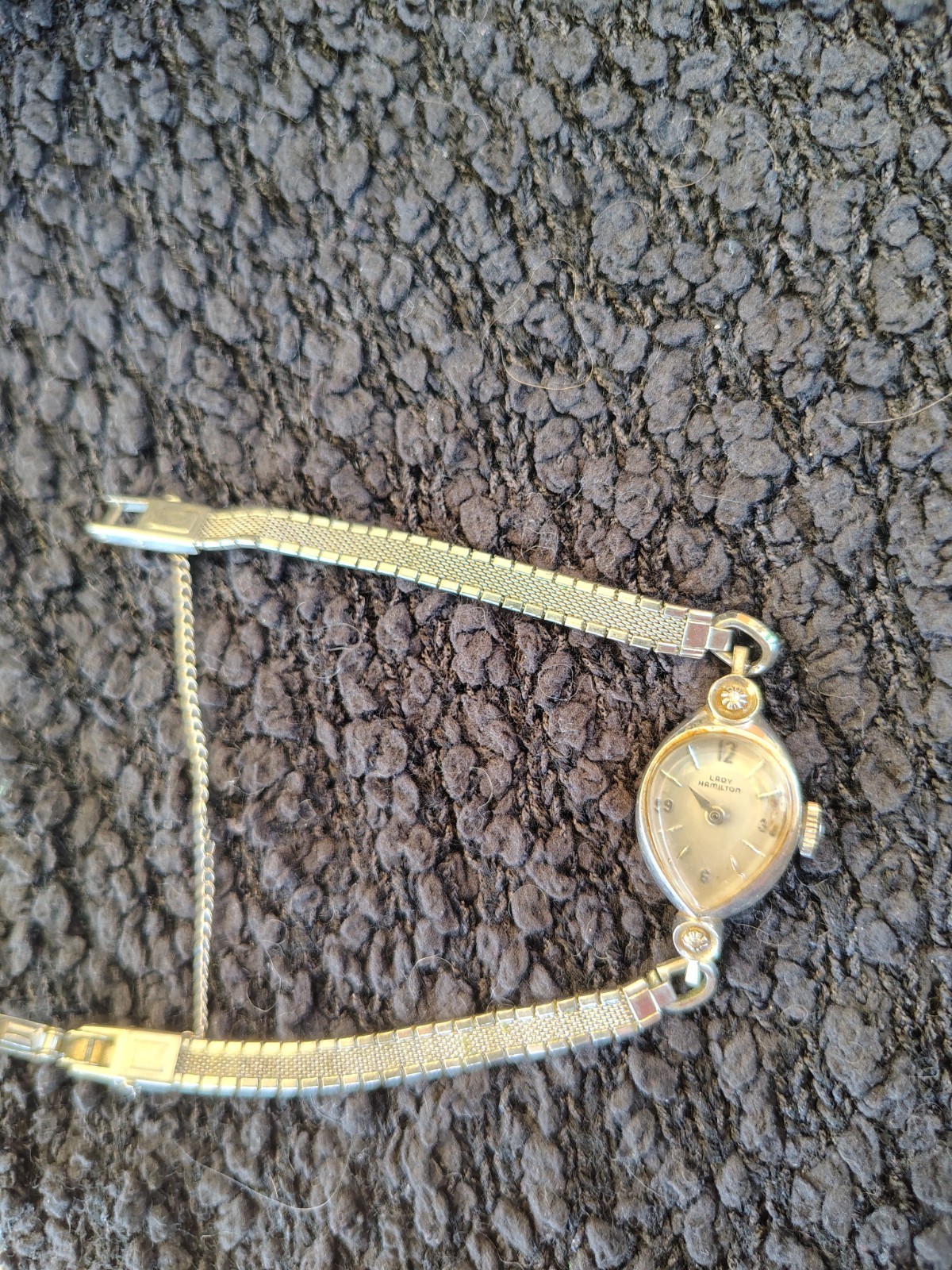 Vintage Lady Hamilton 14 Solid Gold Diamond Watch - 1960 Parts/Repair Vintage Lady Hamilton 14 Solid Gold Diamond Watch - 1960 Parts/Repair