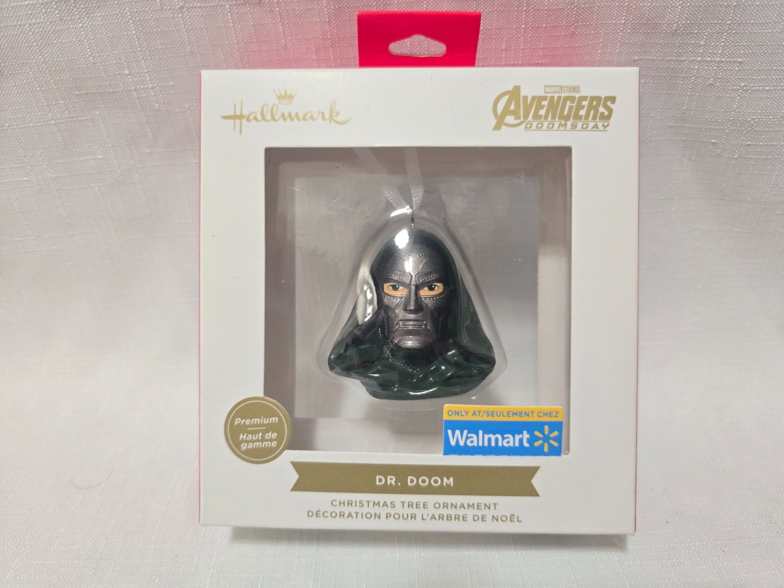 Hallmark 2026 Avengers Doomsday Dr. Doom Premium Red Box Ornament