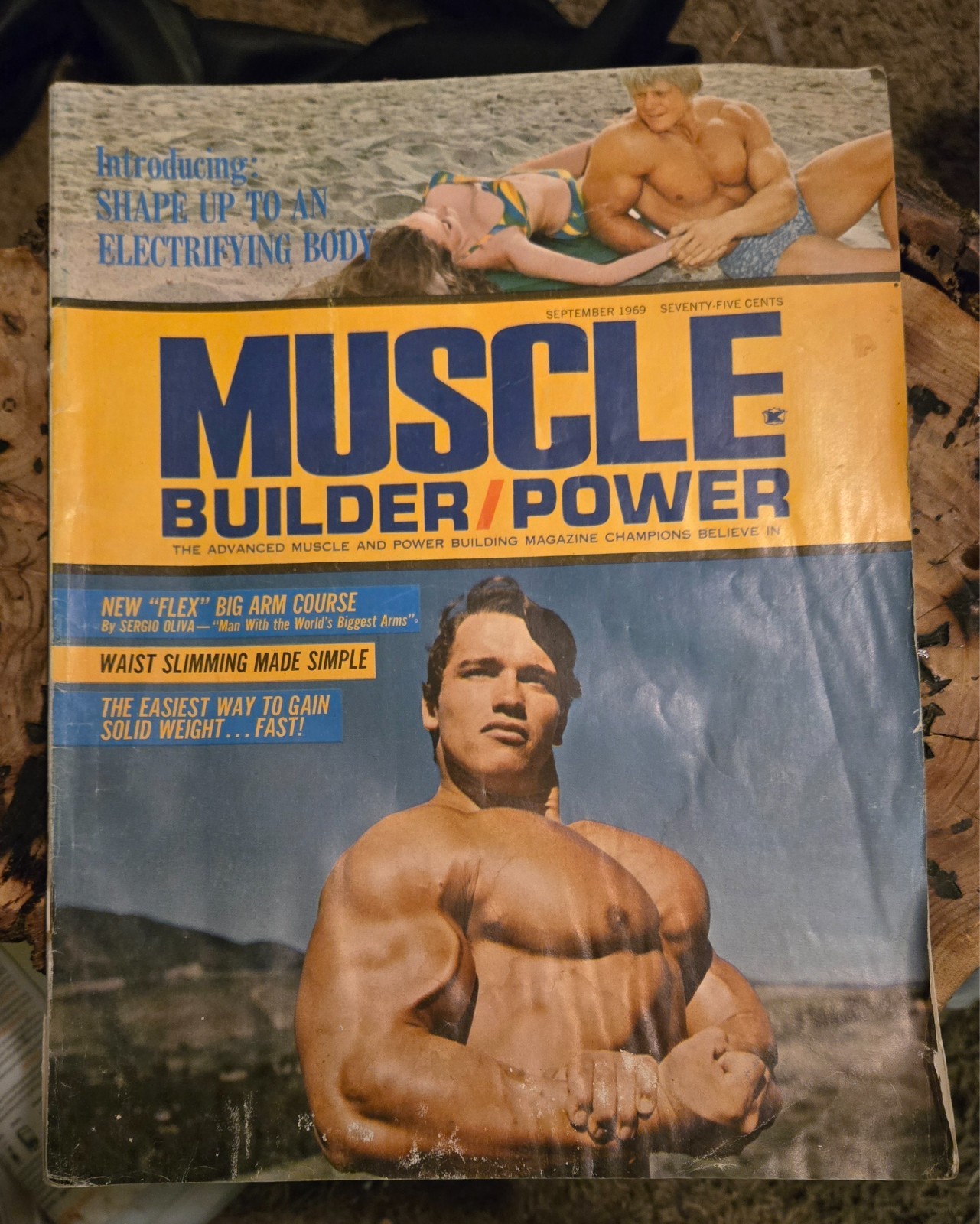 Vintage Muscle Builder Power Sept 1969 Arnold Schwarzenegger Complete + BONUS 