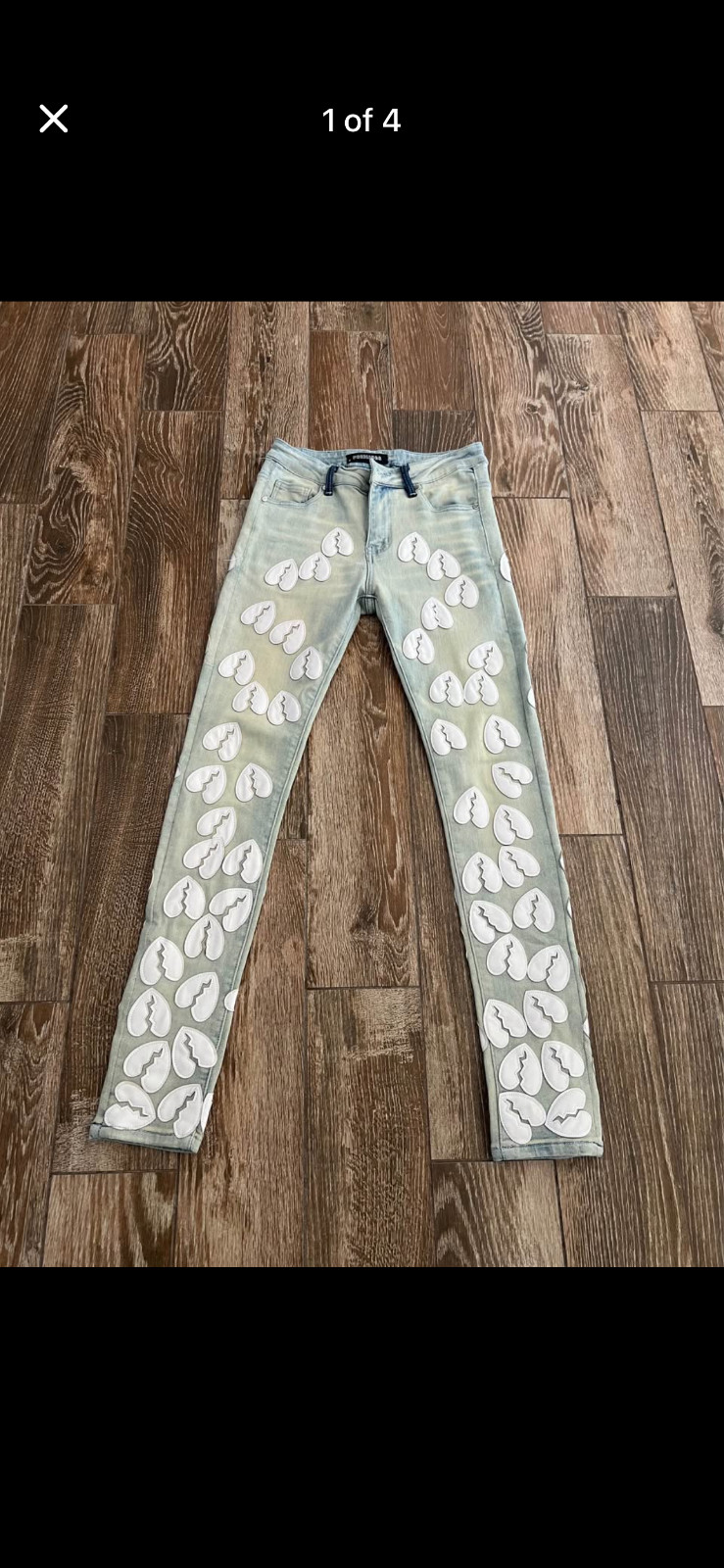 my Pheelings heart mens jeans size 30 my Pheelings heart mens jeans size 30