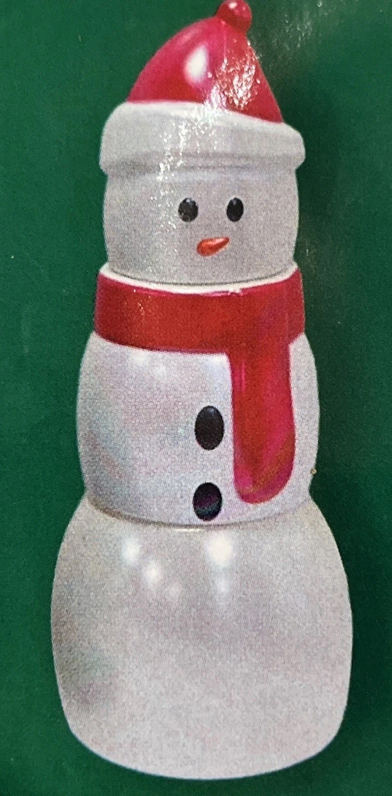 ⛄️ NEW VIRAL 3 Piece 24” Iridescence Christmas Stackable Snowman Blow Mold Decor