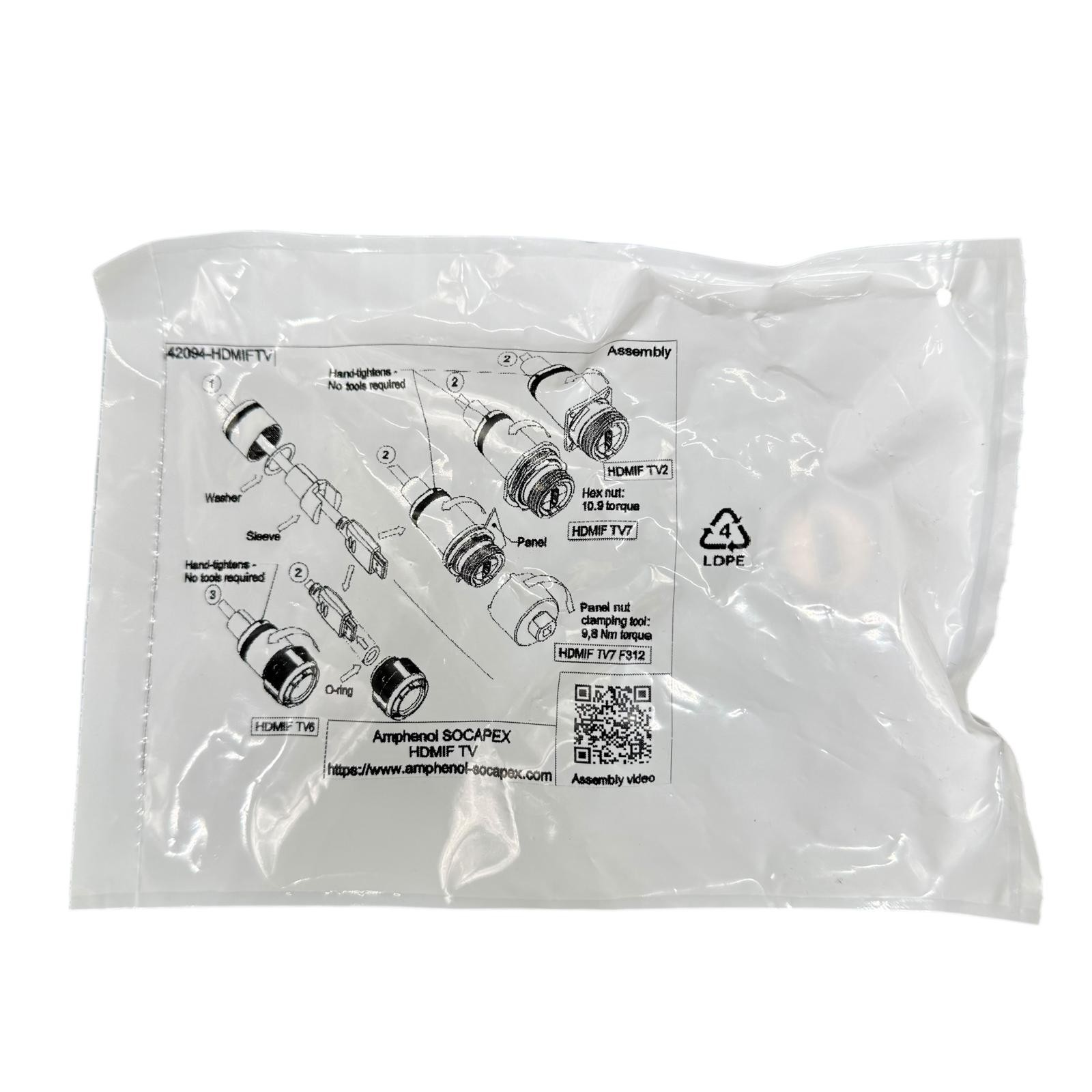 HDMIF TV7 F312 Amphenol SOCAPEX