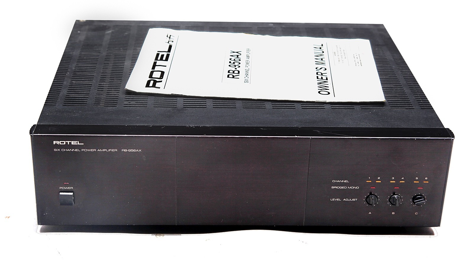 ROTEL RB-956AX Six Channel Power Amplifier Tested Works Great w/manual