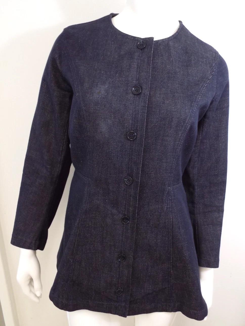 Vintage 1970s Yves Saint Laurent Rive Gauche Denim Jacket 40 YSL Paris France Vintage 1970s Yves Saint Laurent Rive Gauche Denim Jacket 40 YSL Paris France