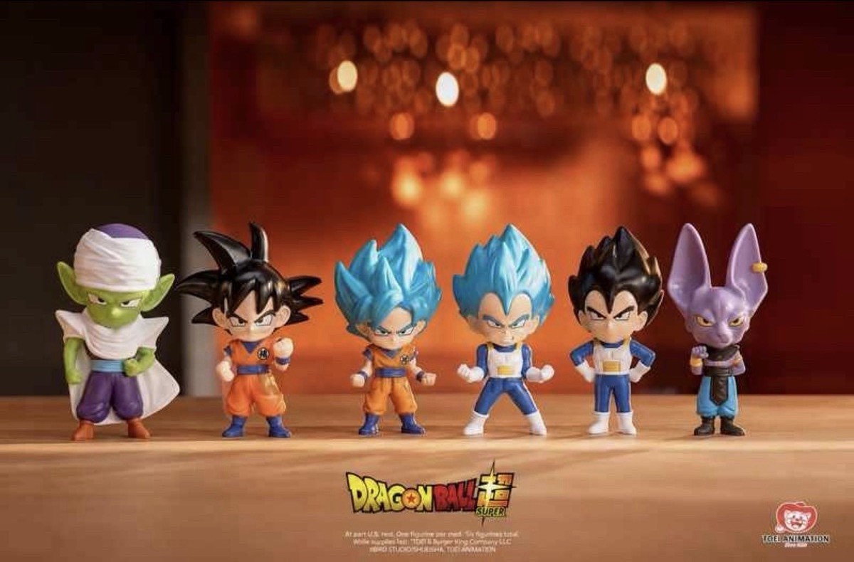 Burger King Dragon Ball Z Toys COMPLETE Set Lot Of 6 All New All Sealed