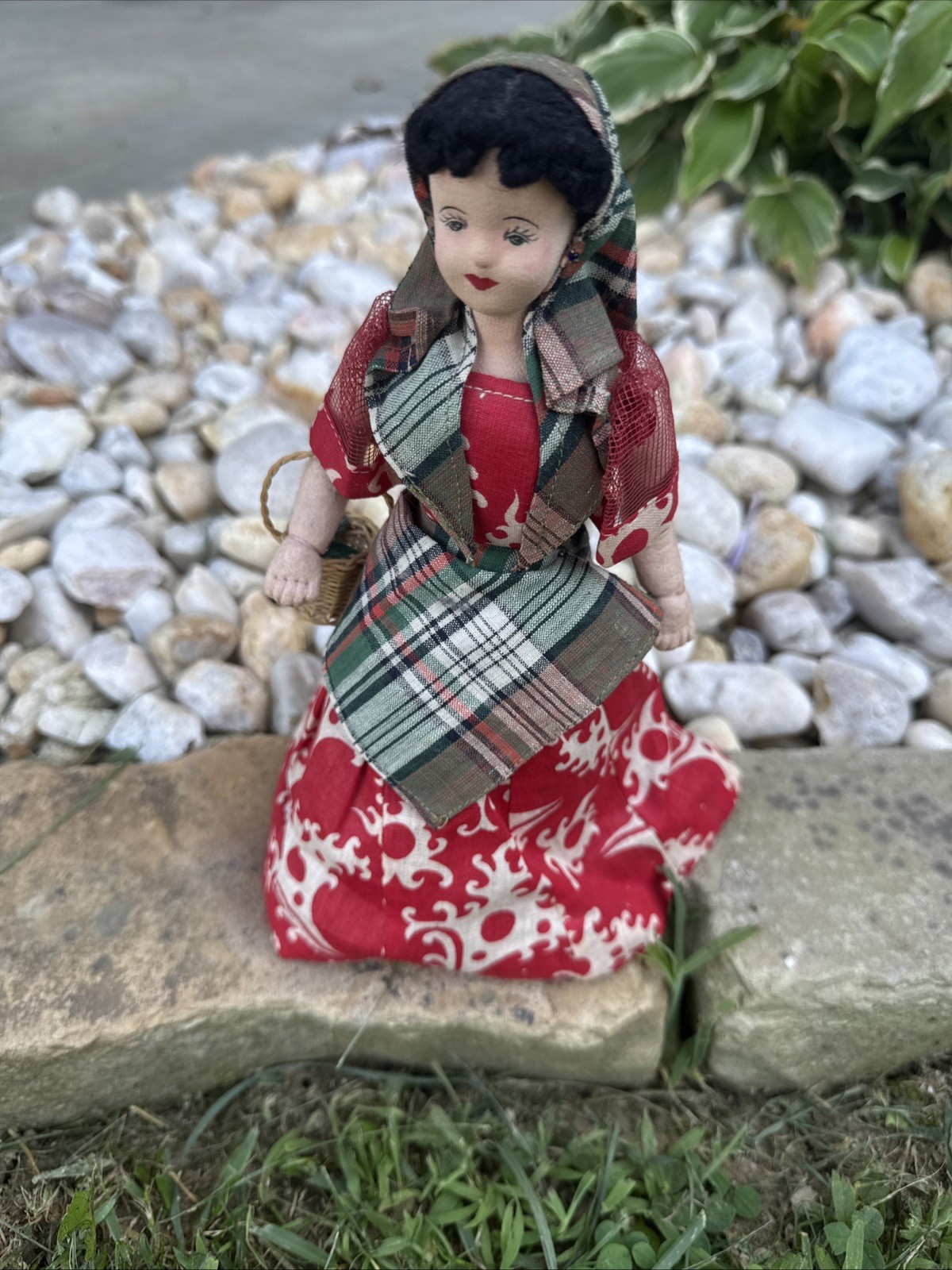 Vtg Spanish Nonna Doll
