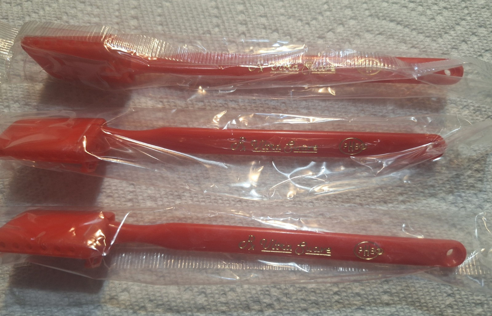3 RED PHB Rx Ultra Suave The Ultra Soft Toothbrush for Adults