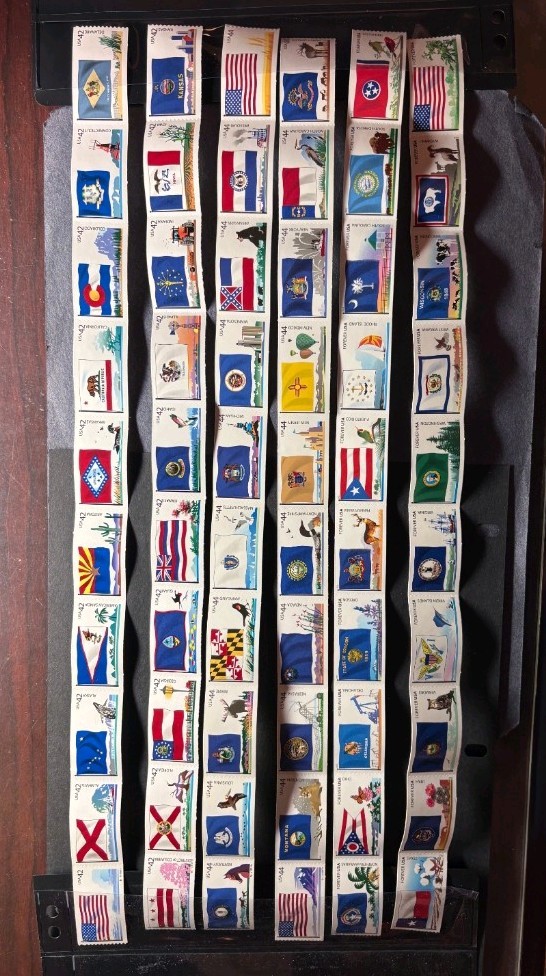 US Scott #4273-4332 * Cpl MNH Set Of 60 Flags Of Our Nation In Strips Of 10...