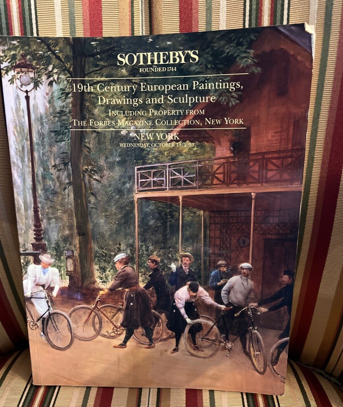 SOTHEBY'S OCTOBER 13, 1993 19TH CENTURY EUROPEAN PAINTINGS & DRAWING INC FORB * SOTHEBY'S OCTOBER 13, 1993 19TH CENTURY EUROPEAN PAINTINGS & DRAWING INC FORB *