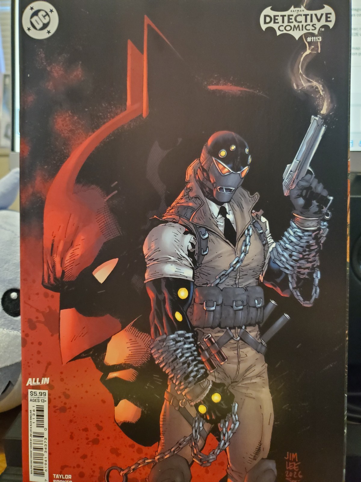 DETECTIVE COMICS #1113 JIM LEE BUILDING BAD VARIANT RHETORIC FIRST APP BATMAN🔑
