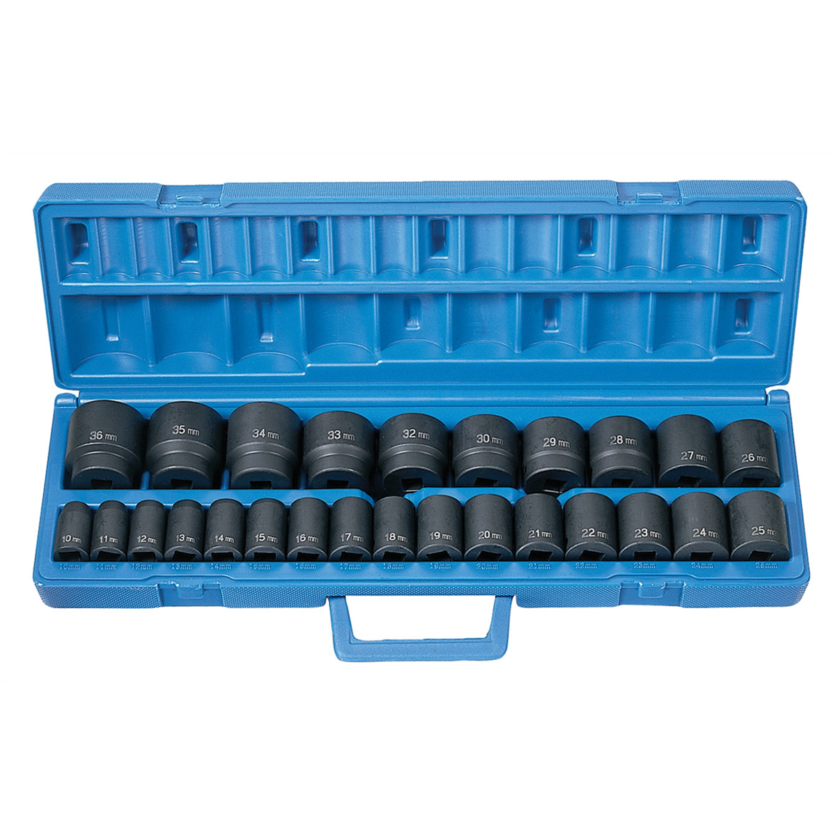 Grey Pneumatic 1326M 26-Piece 1/2 Inch Drive Metric Impact Socket Set 10-36 mm Grey Pneumatic 1326M 26-Piece 1/2 Inch Drive Metric Impact Socket Set 10-36 mm