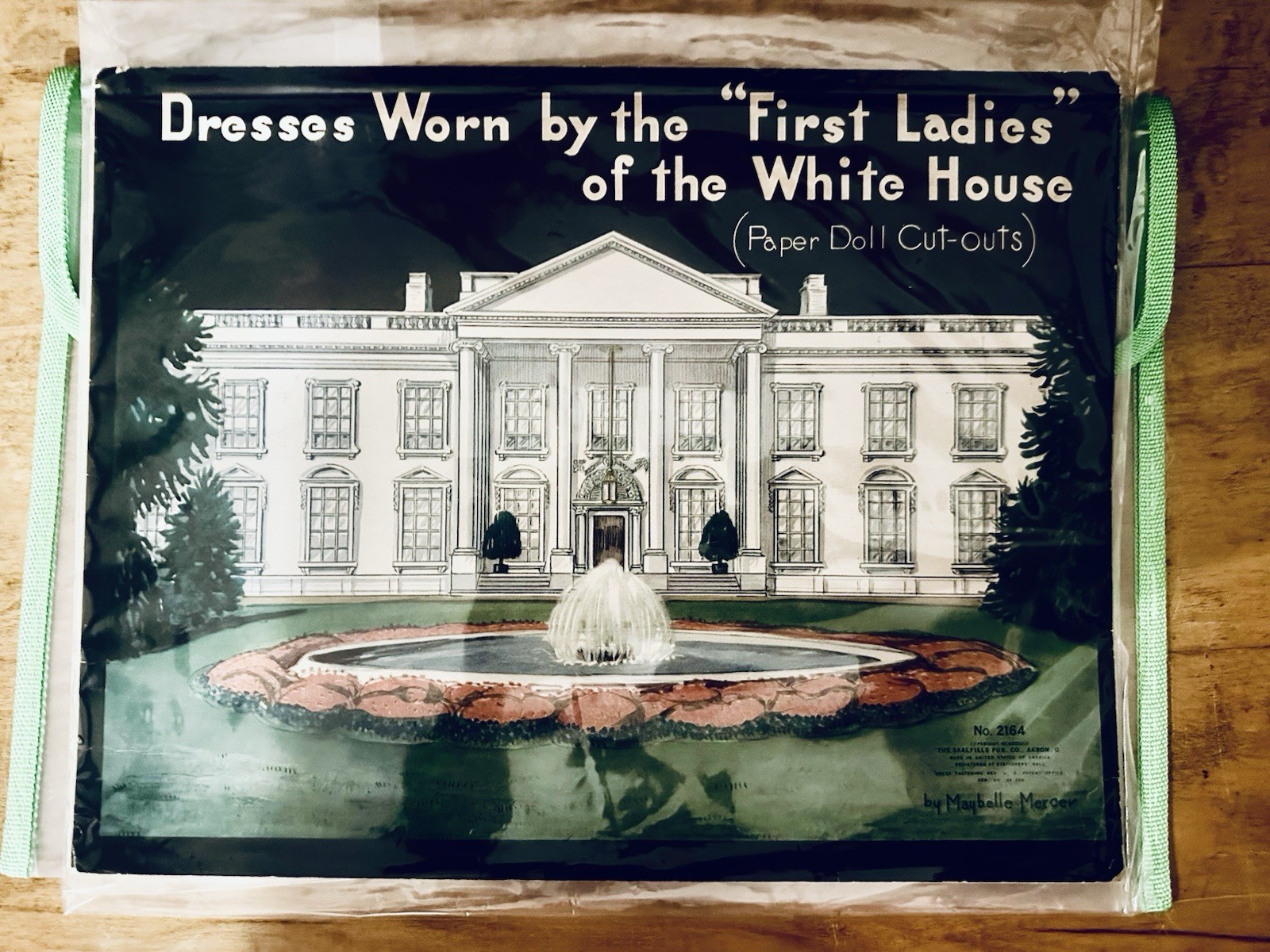 VINTAGE 1937 FIRST EDITION Saalfield First Ladies Paper Dolls Book No.2164 UNCUT