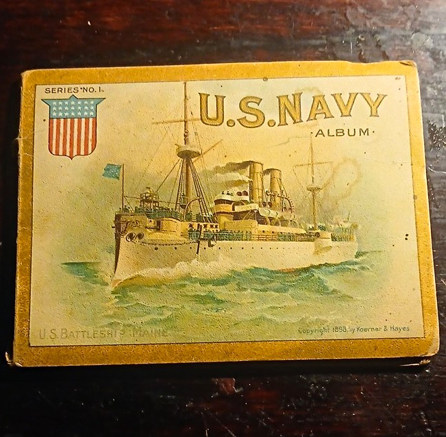 Antique 1898 U.S. Navy Album Series No. 1 Lithograph Booklet - Koerner & Hayes.