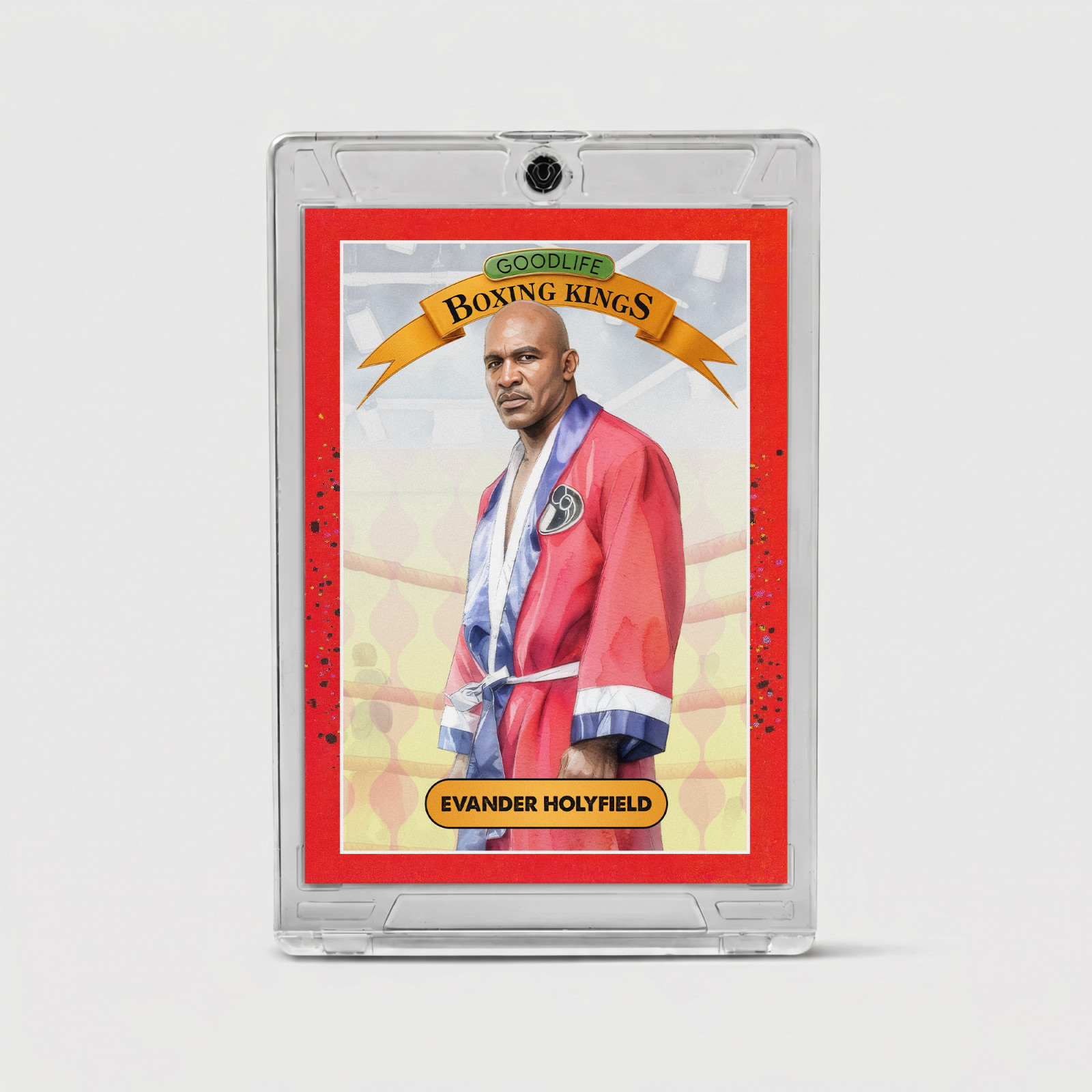 Evander Holyfield Trading Card - Boxing Kings Limited Edition Good Life Card Co Evander Holyfield Trading Card - Boxing Kings Limited Edition Good Life Card Co
