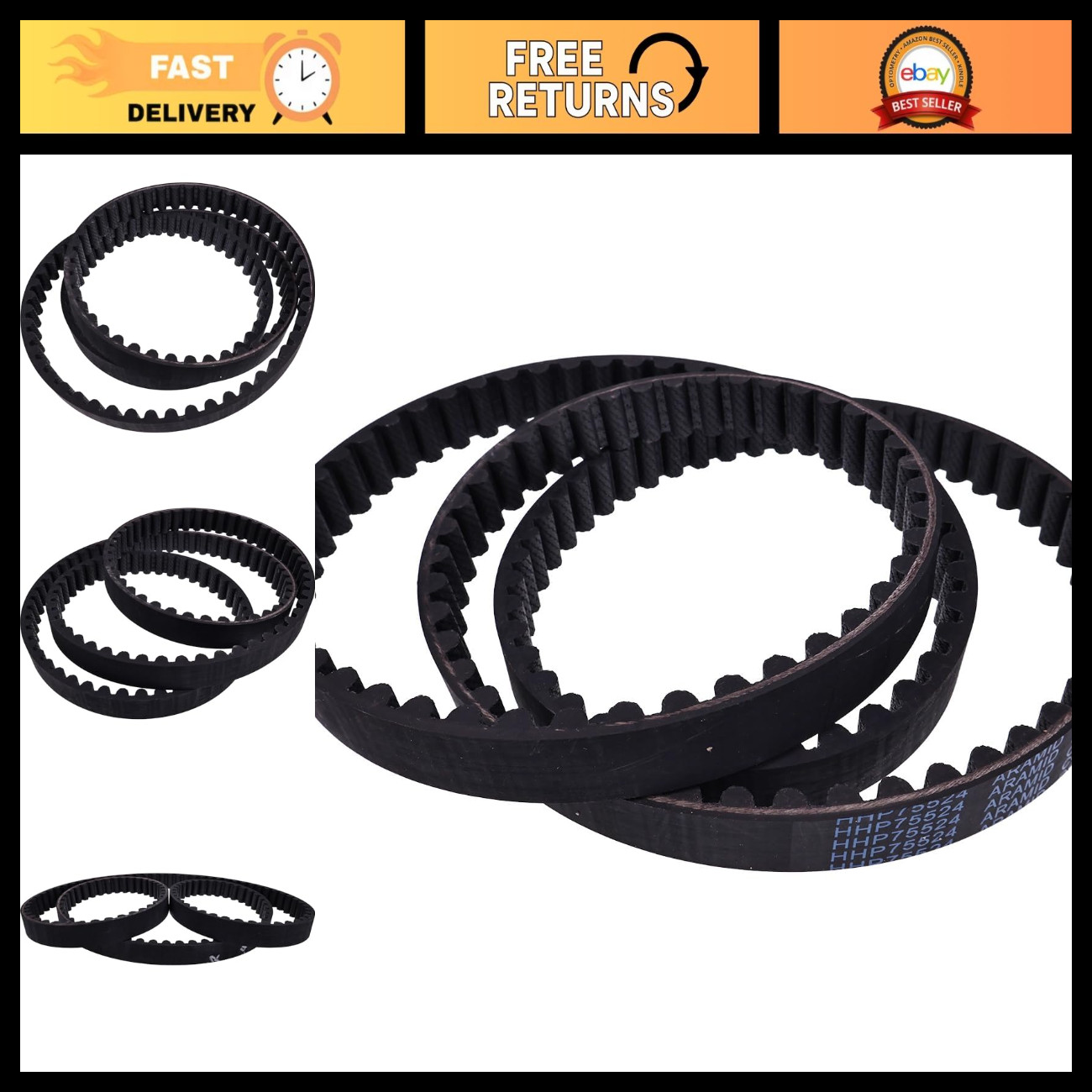 Rear Drive Belt 137 Tooth for Harley Sportster Touring 2007-2018 - High Performa