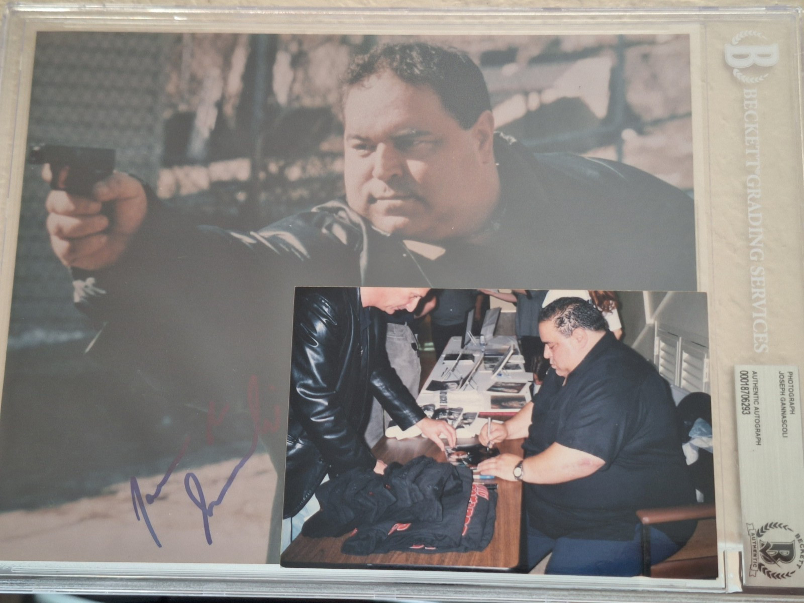Joseph Joe Gannascoli IP Signed 8x10 Photo Autographed Vito Sopranos BECKETT 293 Joseph Joe Gannascoli IP Signed 8x10 Photo Autographed Vito Sopranos BECKETT 293