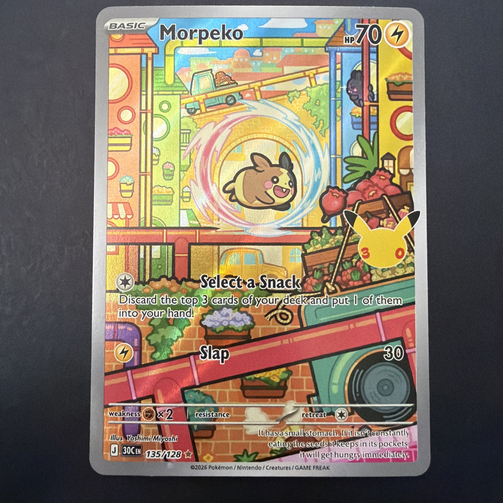 Morpeko - 135/128 - ME: 30th Celebration (30C) Morpeko - 135/128 - ME: 30th Celebration (30C)