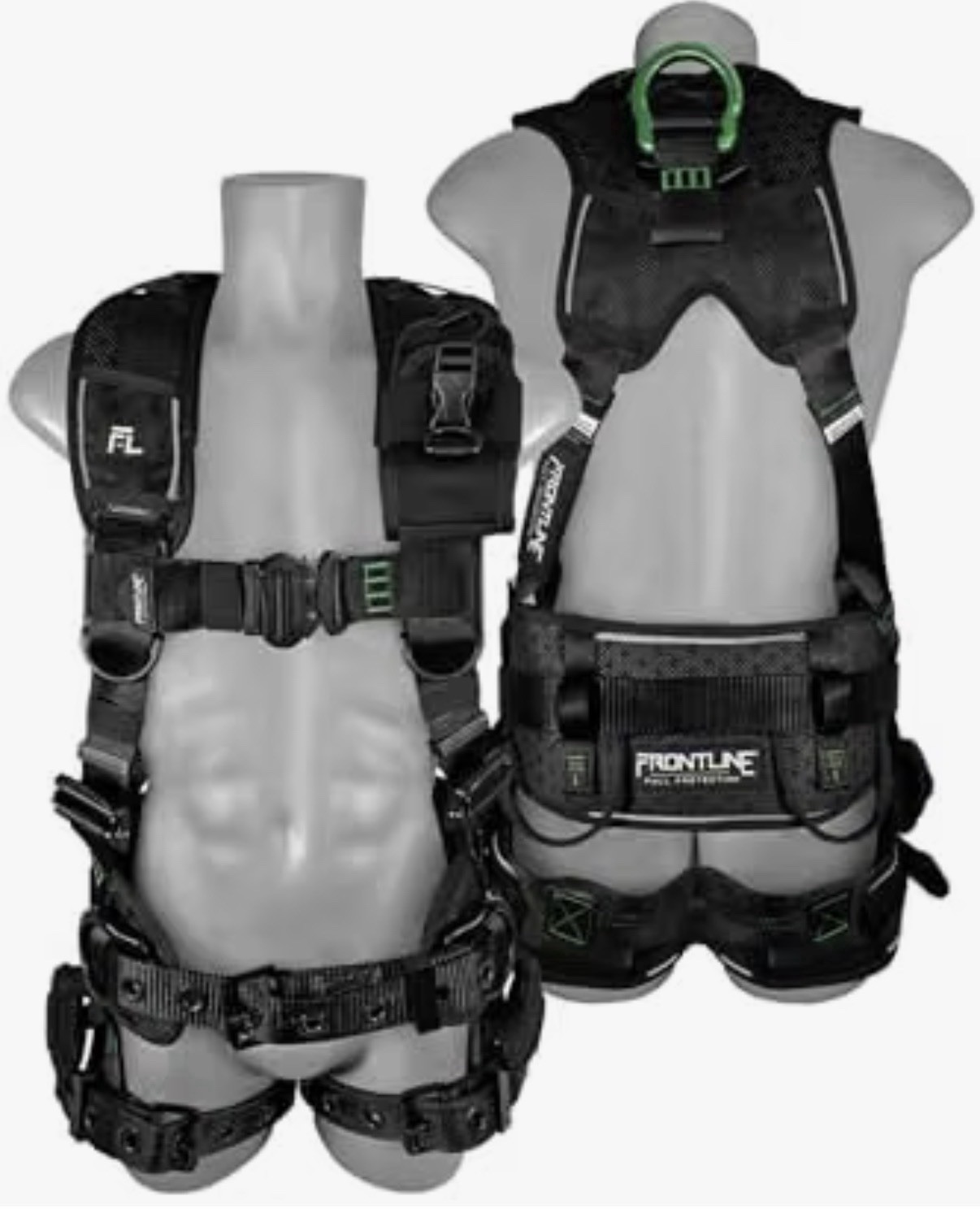FRONTLINE FALL PROTECTION 250CTB Elite 8482 Construction Harness | Aluminum, ML