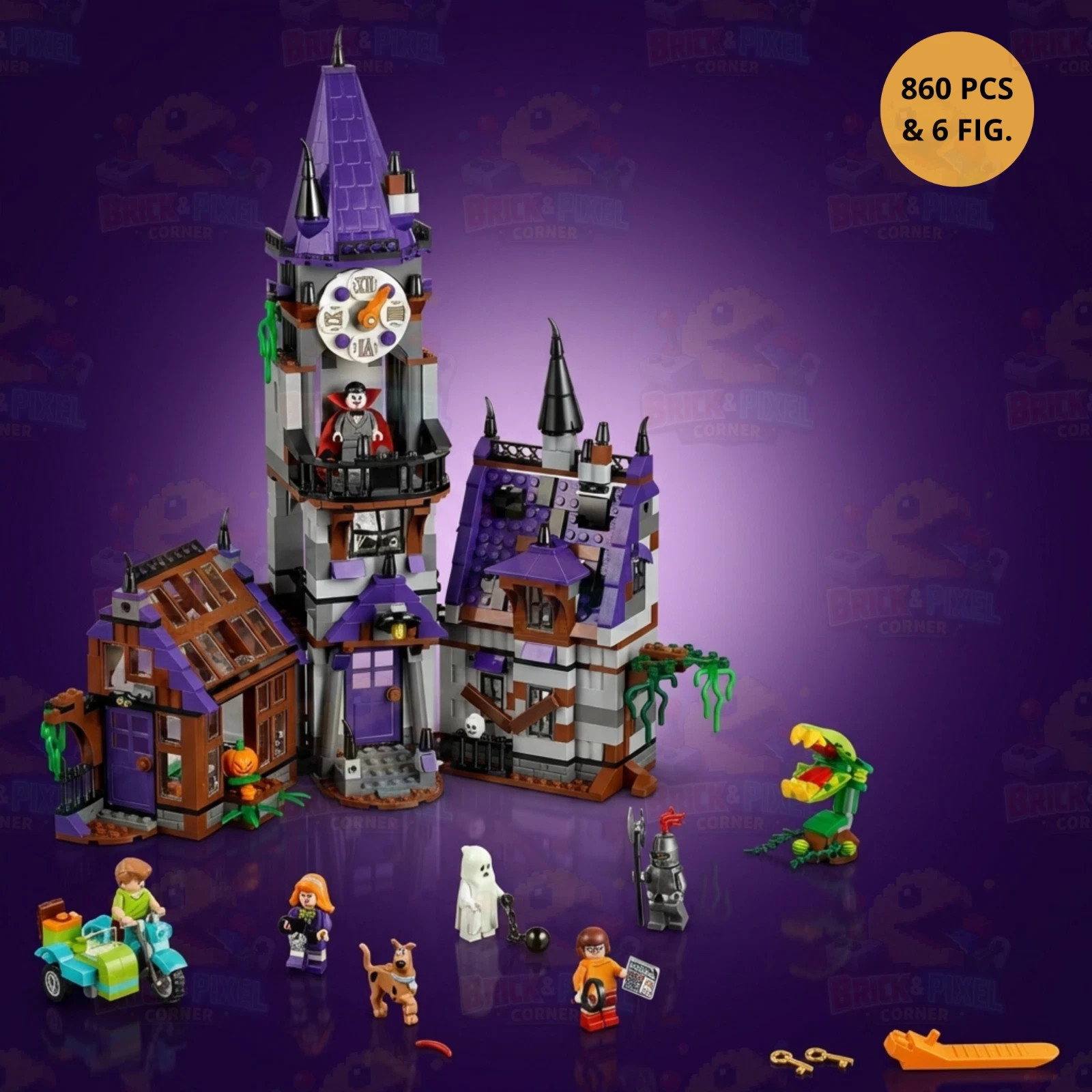 🏰NEW Scooby-Doo Mystery Mansion MOC Set 75904 NEW 2015 Shaggy Daphne NO BOX 🎃