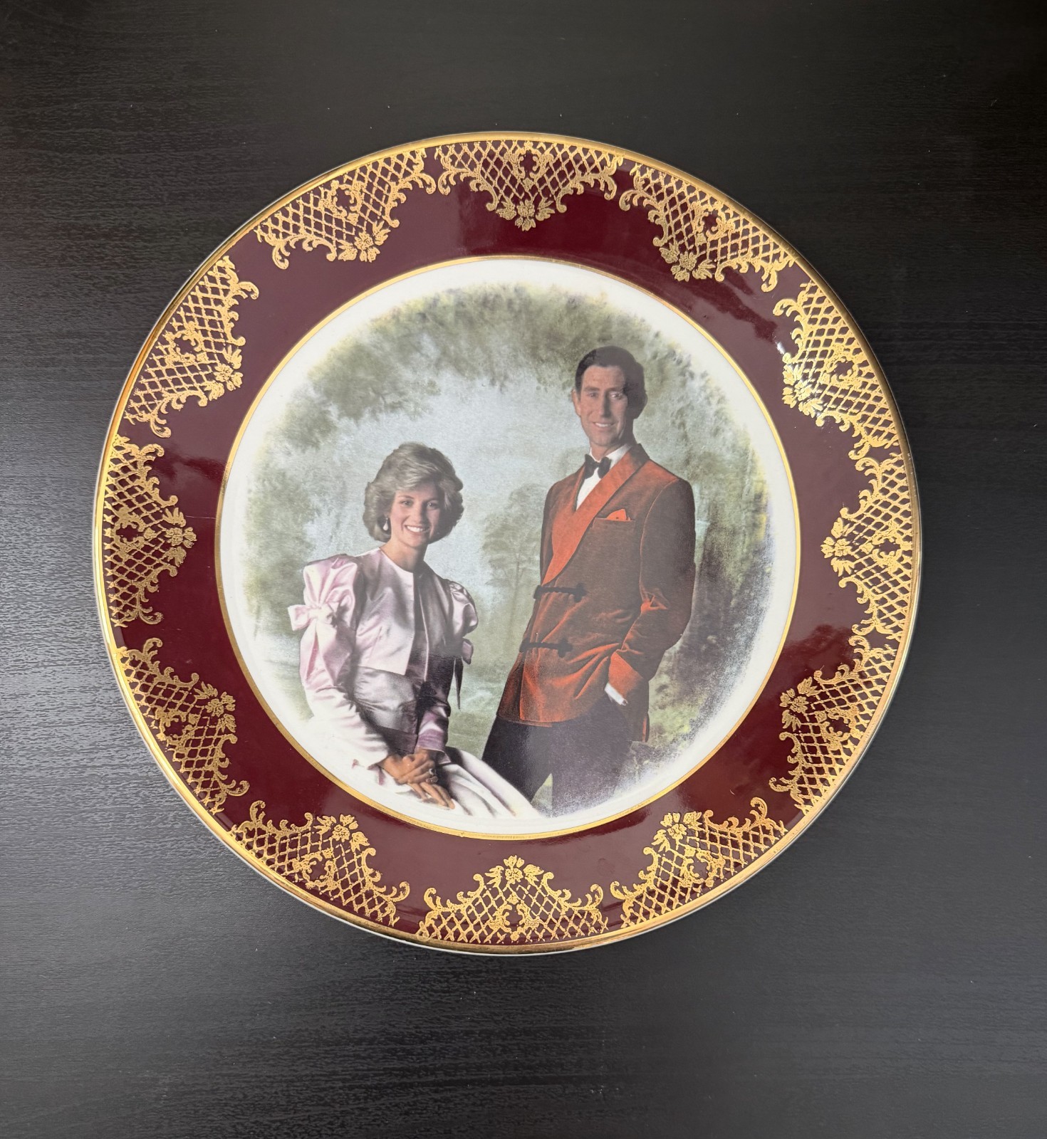Vintage Commemorative Plate - Prince Charles and Lady Diana Spencer