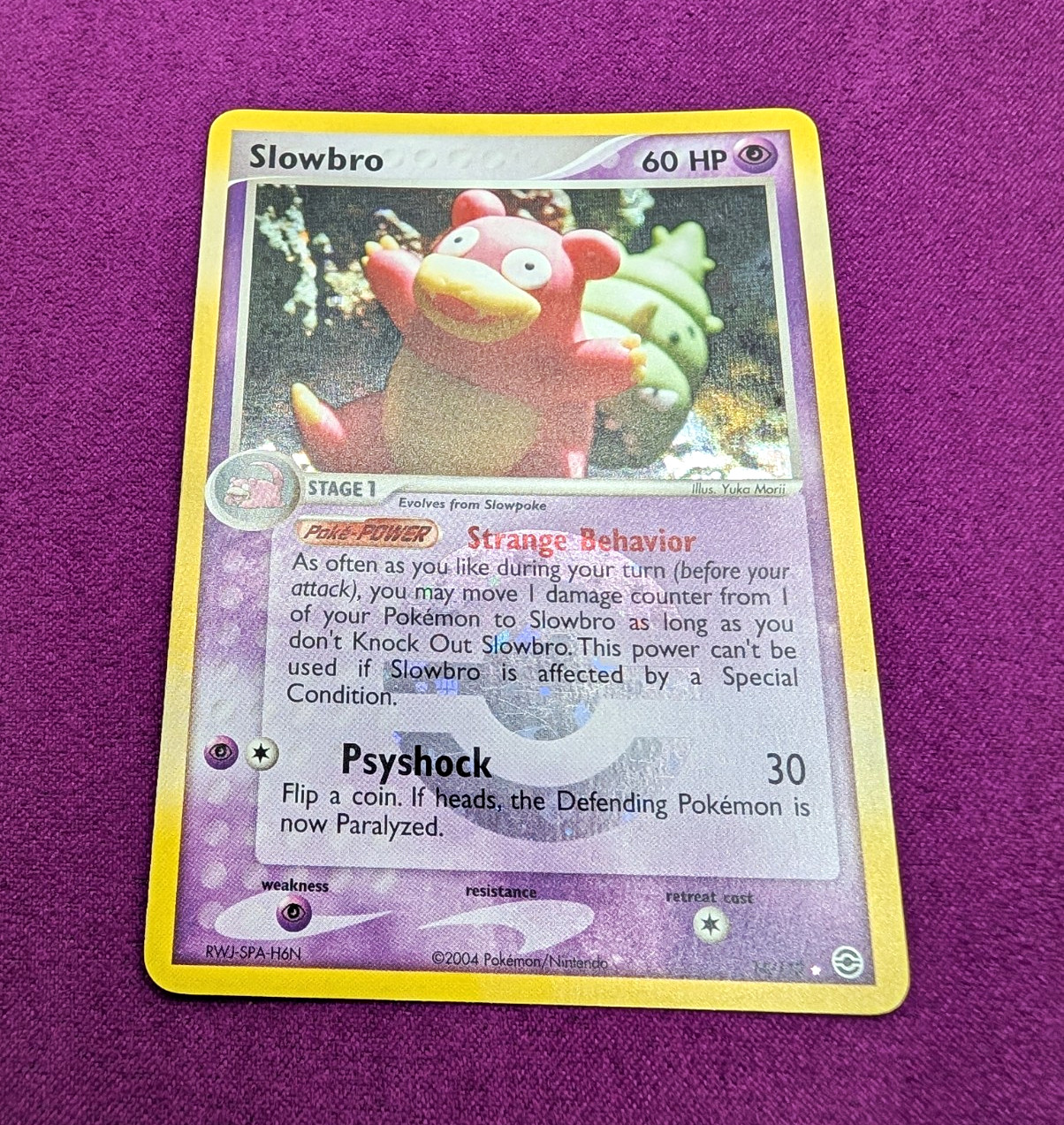 Slowbro 14/112 EX FireRed & LeafGreen Holo Rare 60 HP 2004 ENG Pokémon
