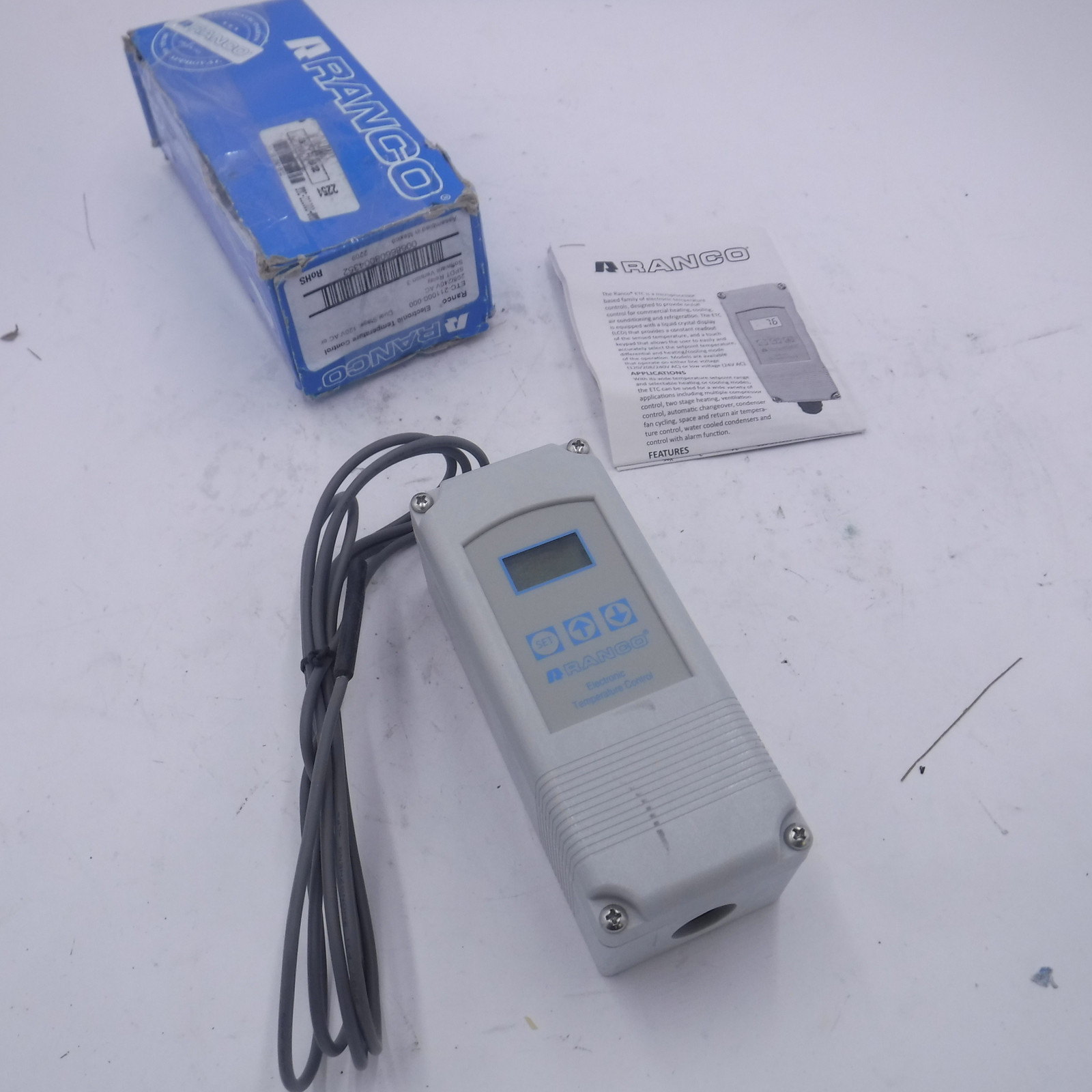 Ranco ETC-211000-000 Dual Stage 120-240V Elect Temp Control Open/Close on Rise Ranco ETC-211000-000 Dual Stage 120-240V Elect Temp Control Open/Close on Rise