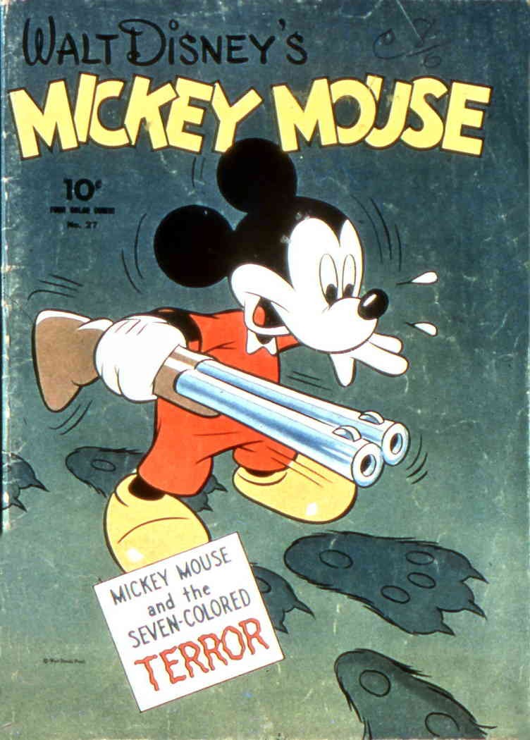 Four Color Comics (2nd Series) #27 POOR; Dell | low grade - 1943 Mickey Mouse -