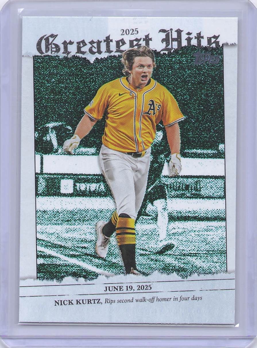 2026 Topps #GH-23 Nick Kurtz 2025 Greatest Hits 2026 Topps #GH-23 Nick Kurtz 2025 Greatest Hits