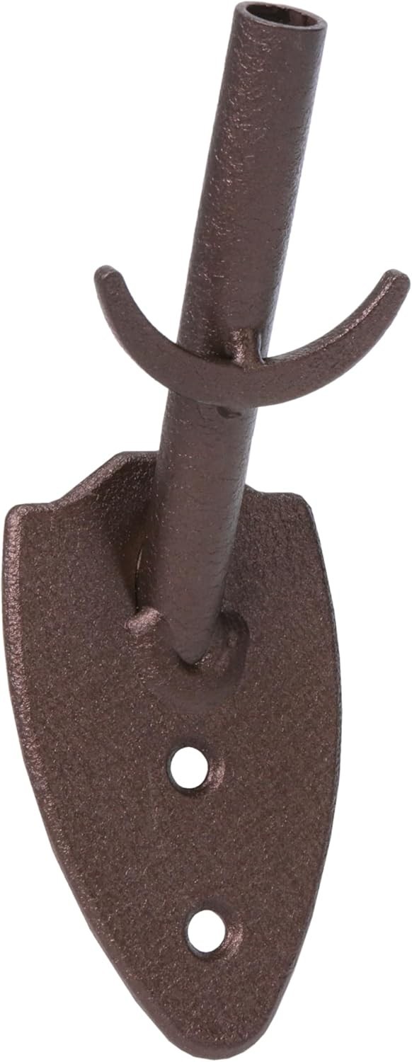 Skull Hooker Powder-Coated Steel Big Game Hook Flush Display Wall Mount, Mounts 