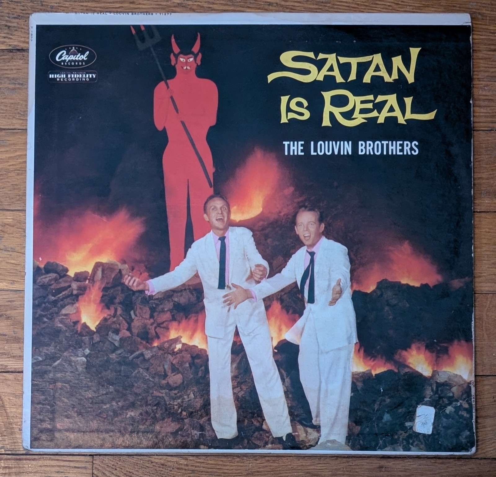 The Louvin Brothers Satan Is Real LP Capitol T-1277 Vintage Vinyl Original