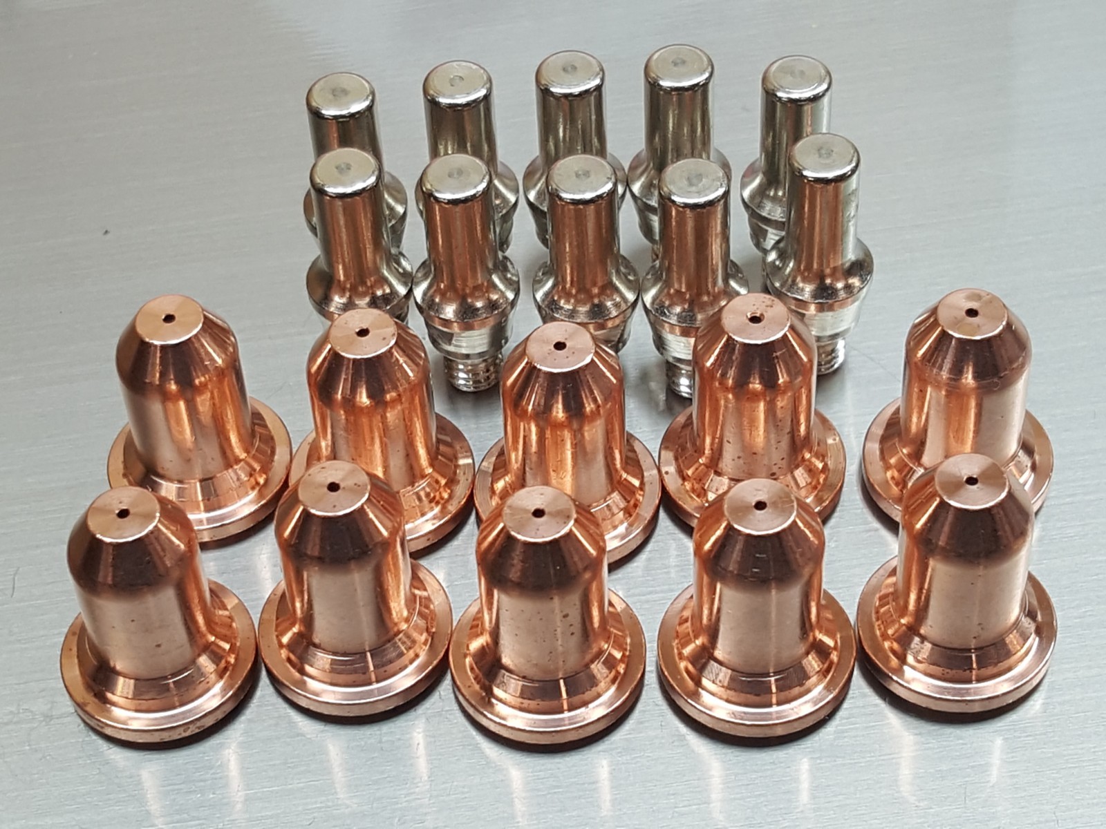 20pc PT-60 PT-40 PT-60 PT-40  Plasma Torch Electrodes + 30A Nozzles *US SHIP*