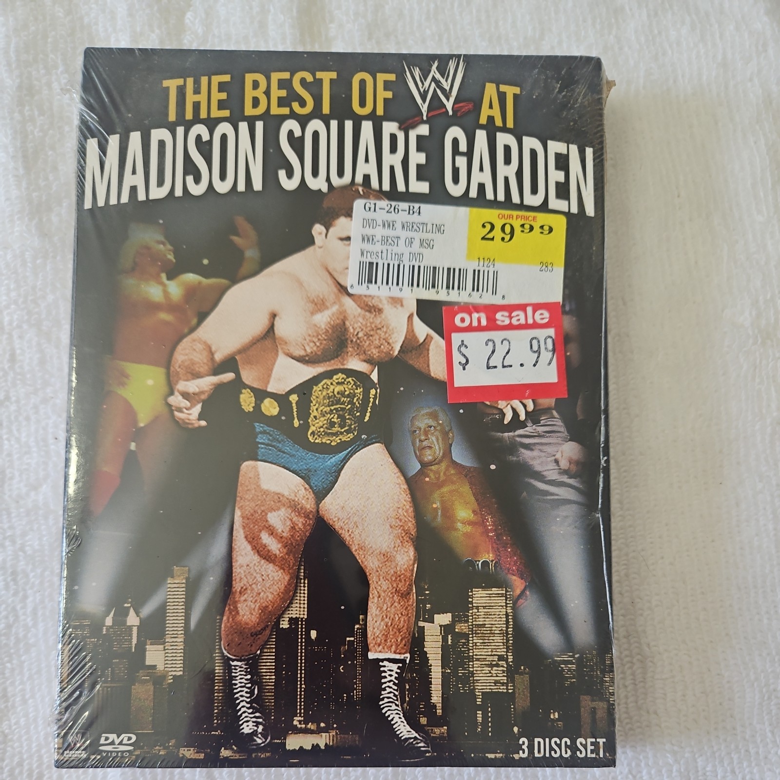 WWE: The Best of WWE at Madison Square Garden (DVD, 2013, 3-Disc Set) GG28 WWE: The Best of WWE at Madison Square Garden (DVD, 2013, 3-Disc Set) GG28