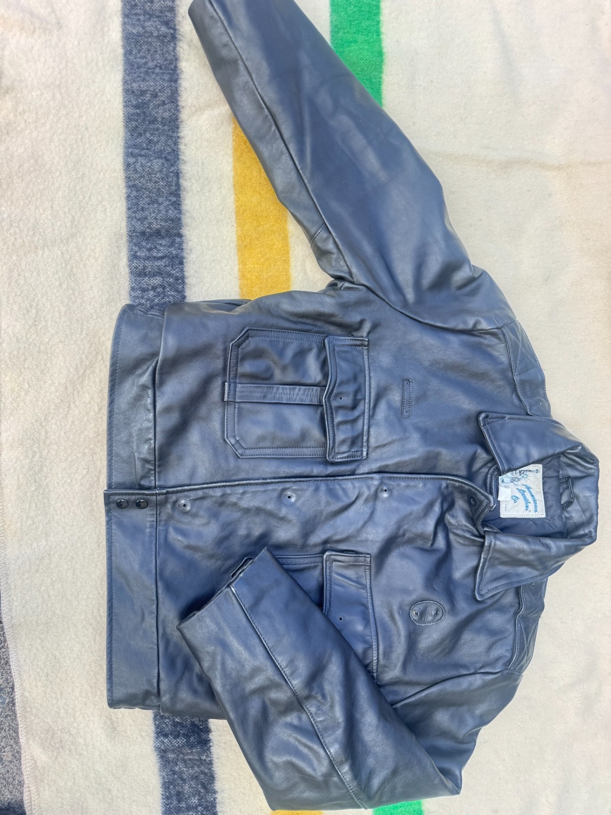 Vintage 1993 Taylor\'s Leatherwear Chicago Police Leather Jacket Black Size L USA Vintage 1993 Taylor\'s Leatherwear Chicago Police Leather Jacket Black Size L USA