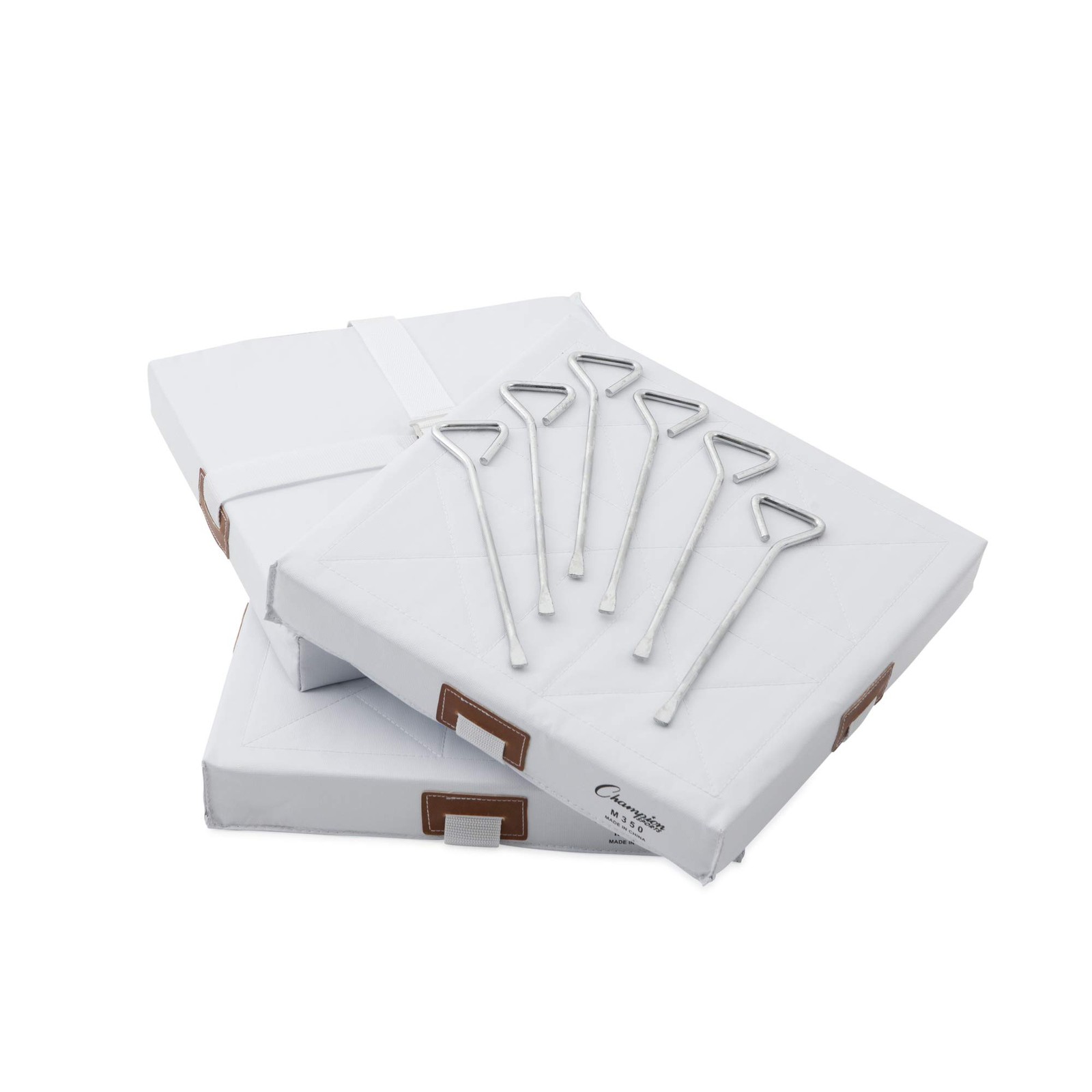 Champion Sports Foam Filled Quilted Baseball Base Set Heavy Duty Durable 3 Pack