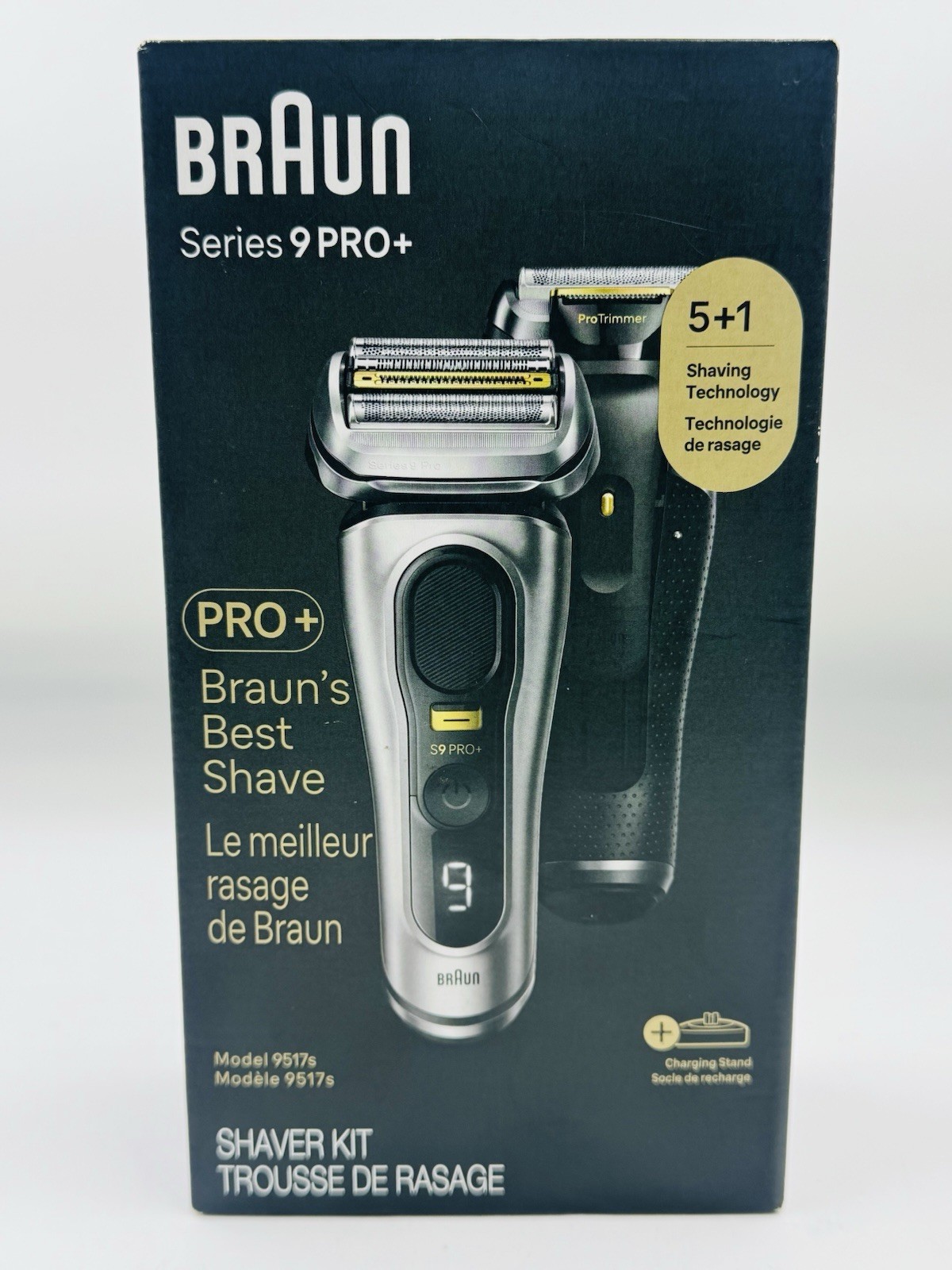 Braun Series 9 9517s PRO+ Electric Razor for Men, Wet & Dry Electric Razor