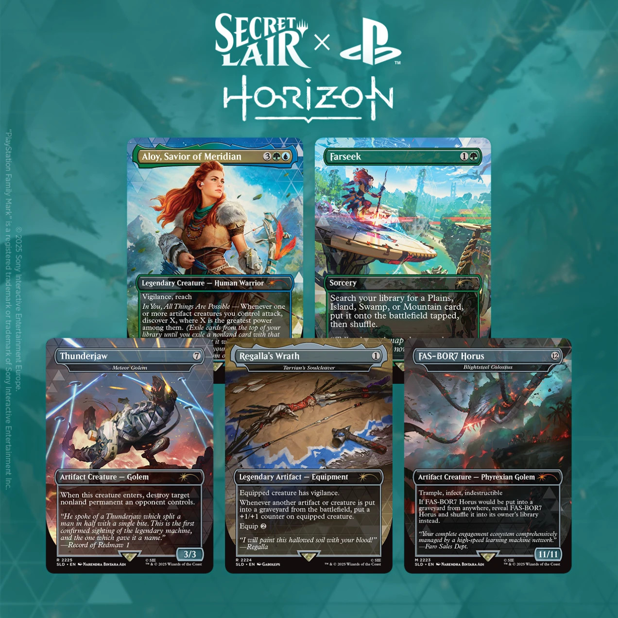 Magic the Gathering MTG  Secret Lair x Horizon: Into the Forbidden West Non-Foil