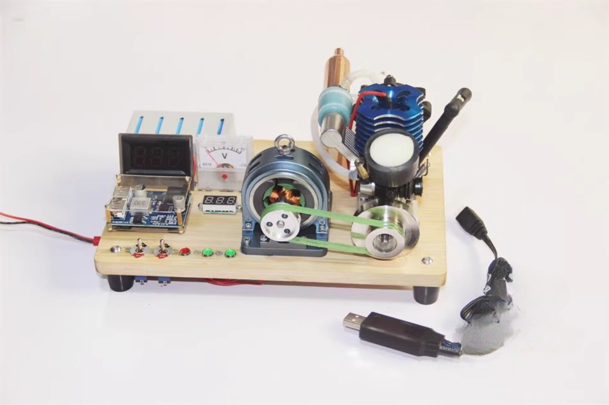 High Power DIY Generator Motor Model - Pure Copper Movement in Metal FREE EXPRES