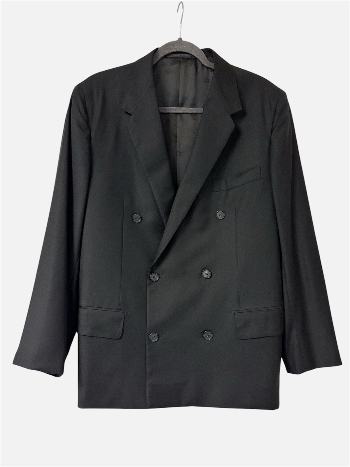 Gianluca Isaia Napoli Wool Double Breasted Super 150\'s Sport Jacket Blazer 42 52