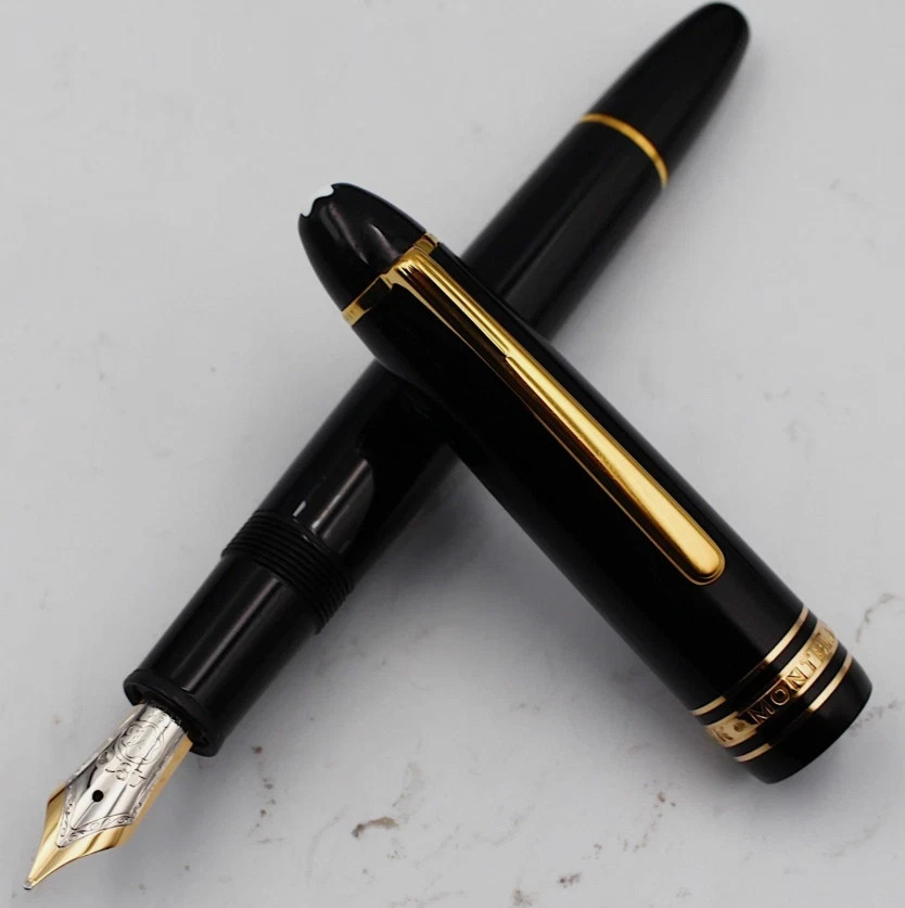 Montblanc Meisterstuck 149 Fountain Pen 14k Gold Broad Nib | Used Montblanc Meisterstuck 149 Fountain Pen 14k Gold Broad Nib | Used