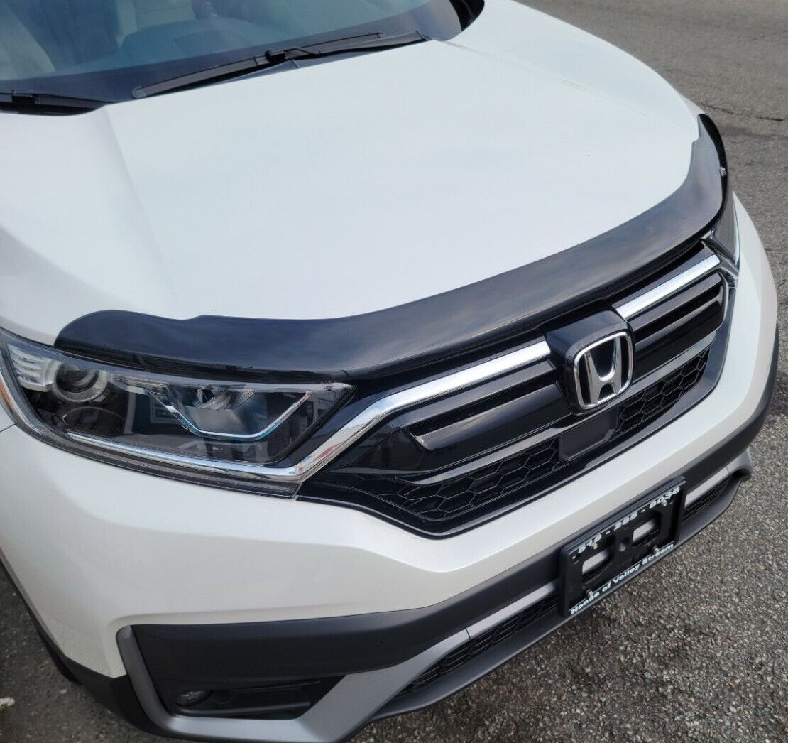 Husky Smoke Aeroskin Hood Protector Bug Shield Deflector for 2017-2022 Honda CRV
