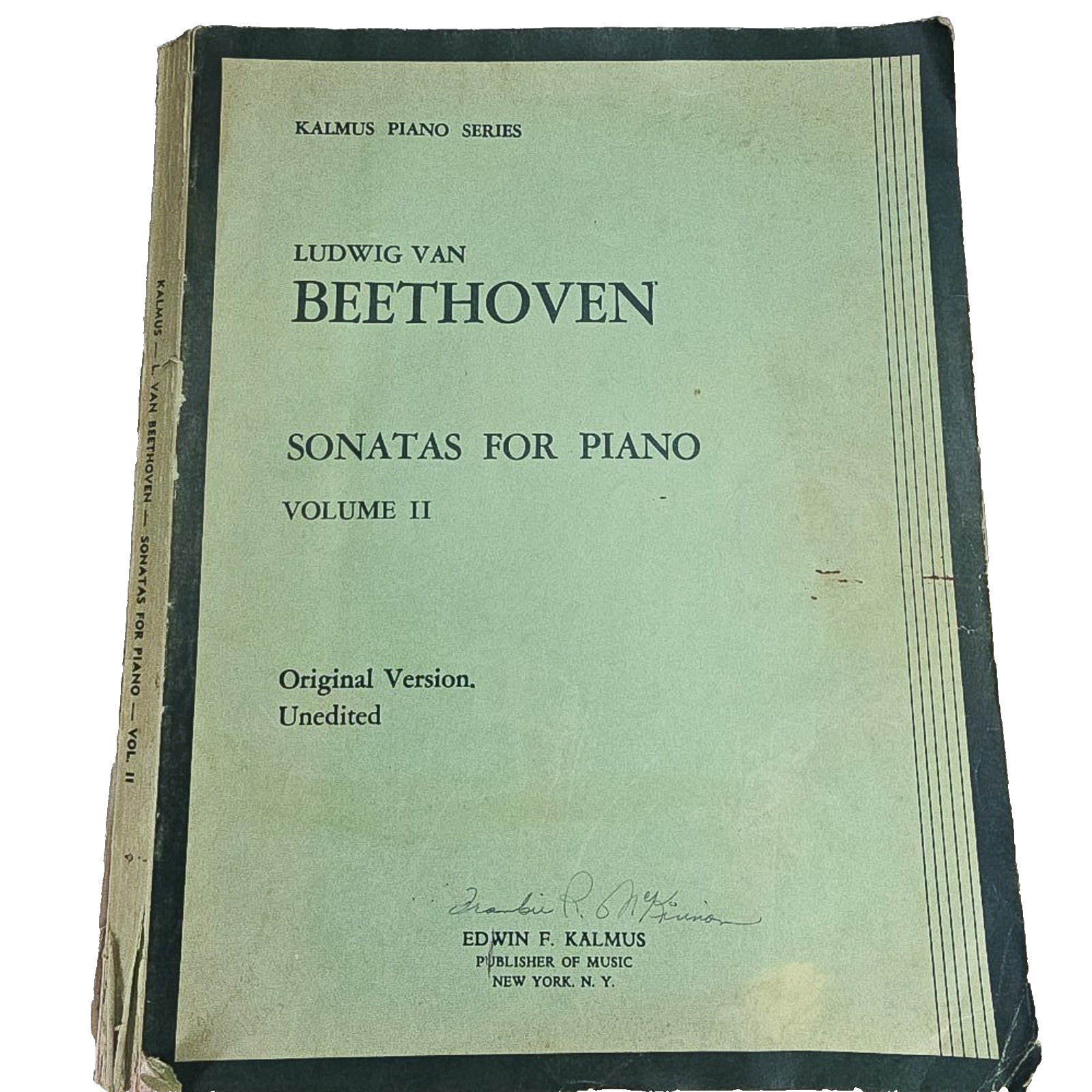 Beethoven Sonatas For Piano Vol II Piano Score Sheet Music Kalmus Urtext Vtg Beethoven Sonatas For Piano Vol II Piano Score Sheet Music Kalmus Urtext Vtg